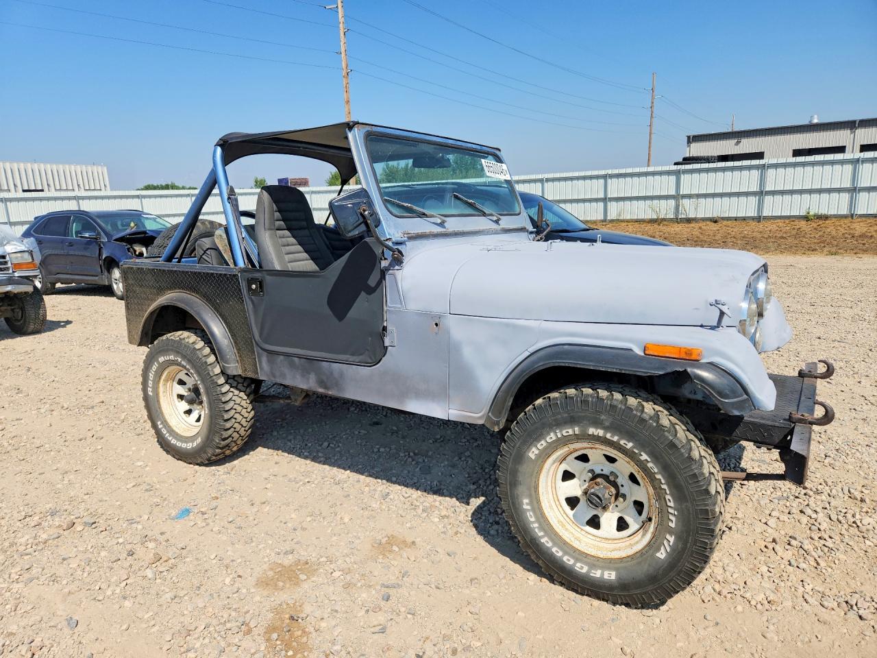 1984 Jeep Jeep Cj7 Blue vin: 1JCCF87E7ET086794