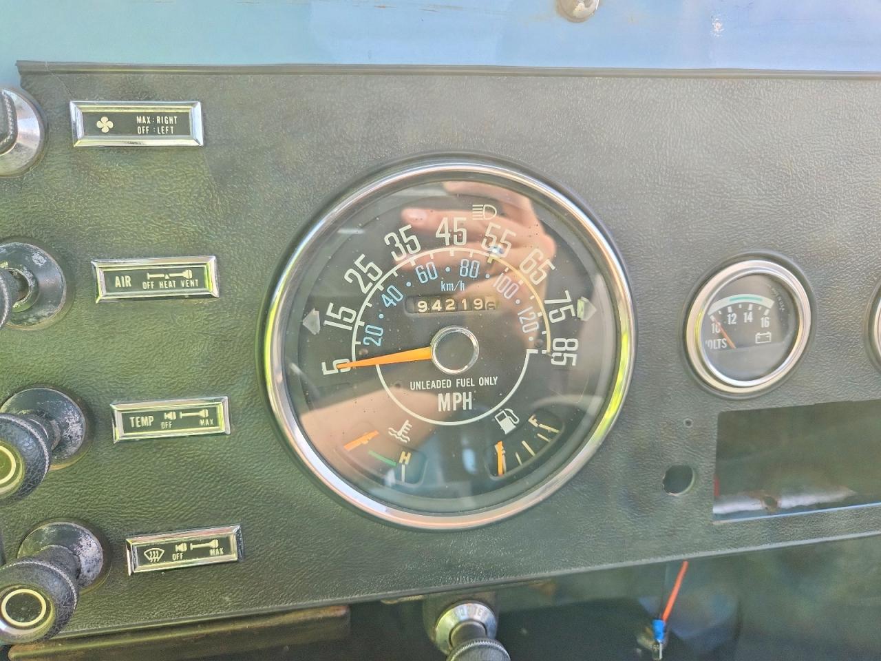 1984 Jeep Jeep Cj7 Blue vin: 1JCCF87E7ET086794