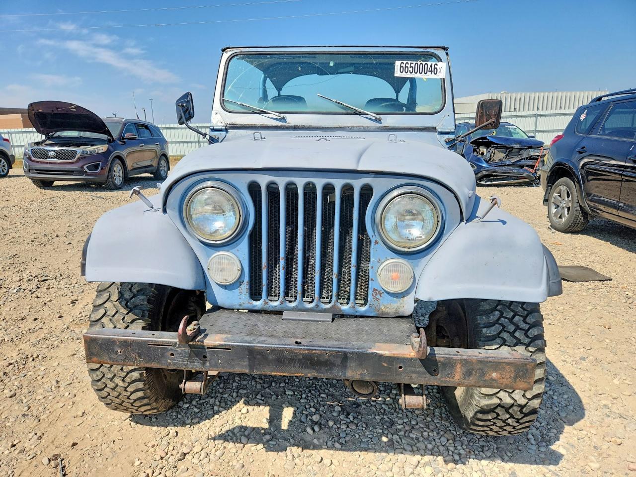 1984 Jeep Jeep Cj7 Blue vin: 1JCCF87E7ET086794