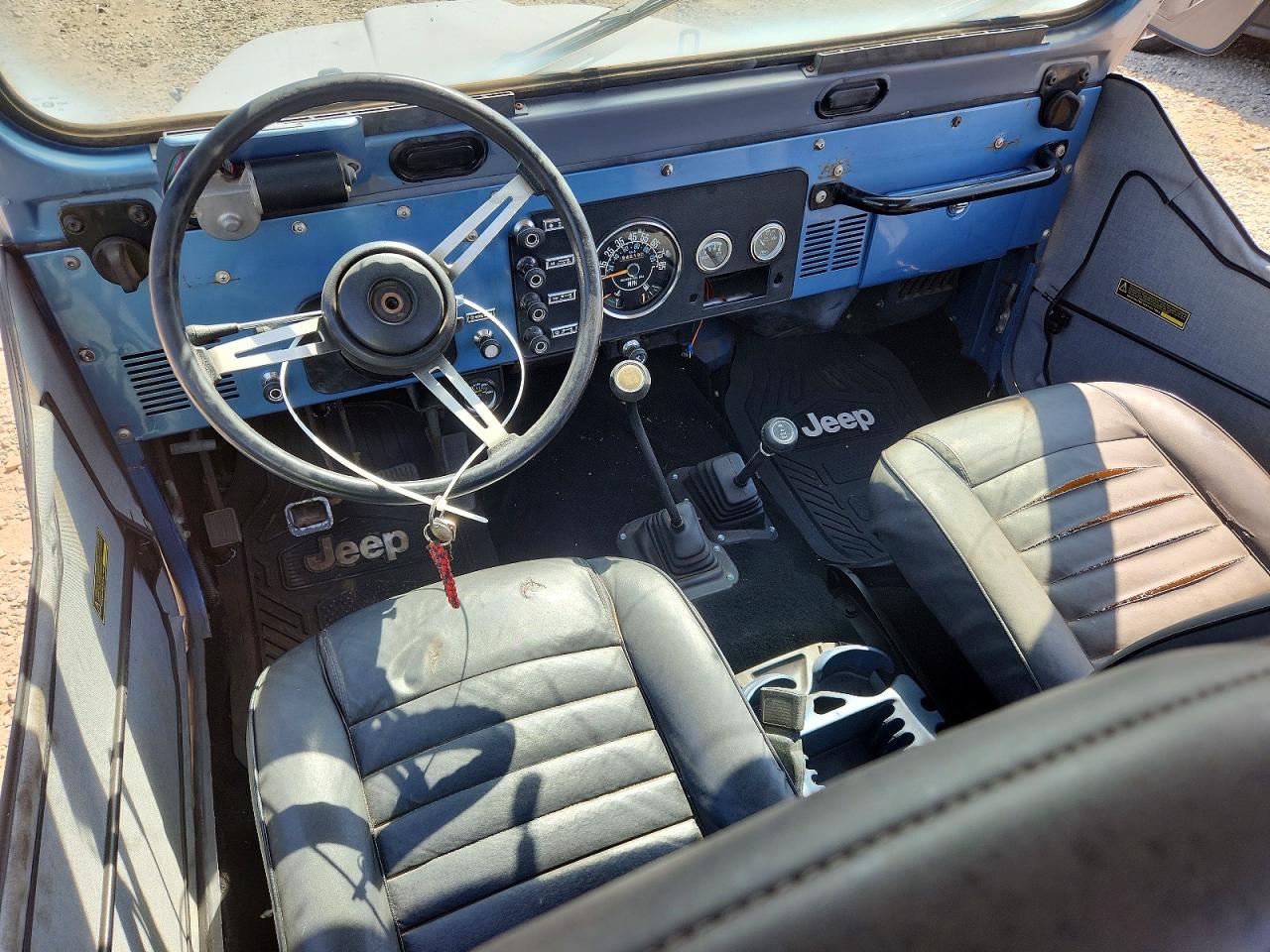1984 Jeep Jeep Cj7 Blue vin: 1JCCF87E7ET086794