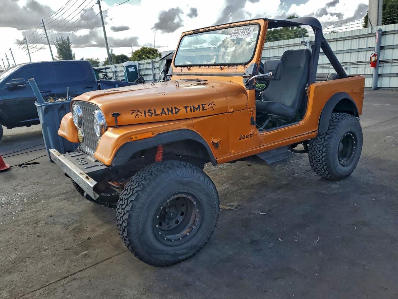 1985 Jeep Jeep Cj7 Orange vin: 1JCCF87EXFT185045