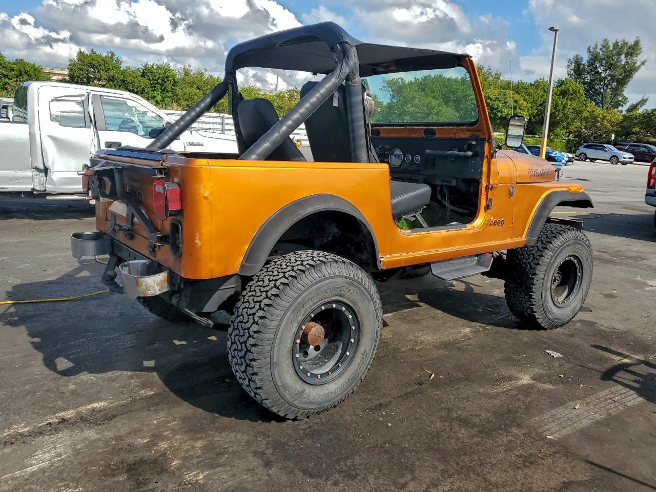 1985 Jeep Jeep Cj7 Orange vin: 1JCCF87EXFT185045