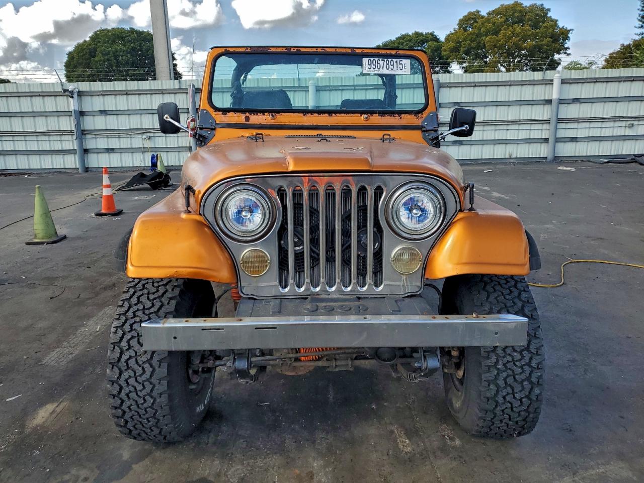 1985 Jeep Jeep Cj7 Orange vin: 1JCCF87EXFT185045