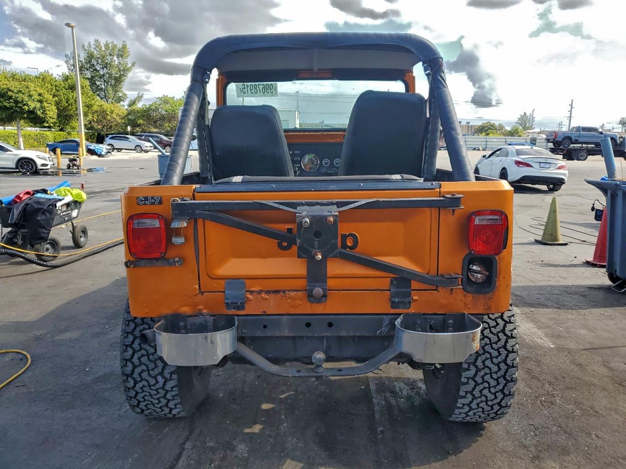 1985 Jeep Jeep Cj7 Orange vin: 1JCCF87EXFT185045