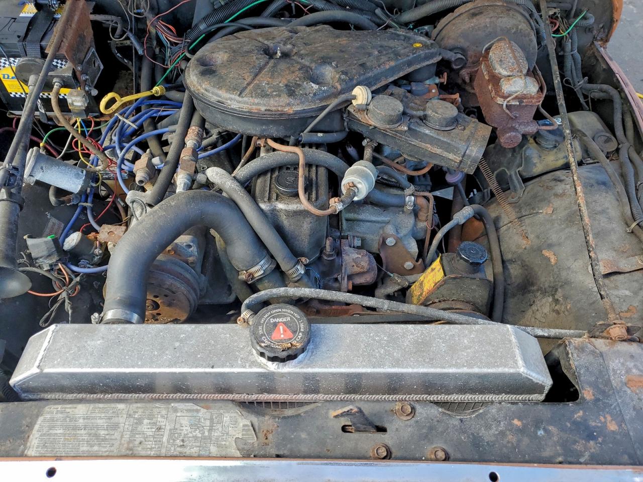 1985 Jeep Jeep Cj7 Orange vin: 1JCCF87EXFT185045