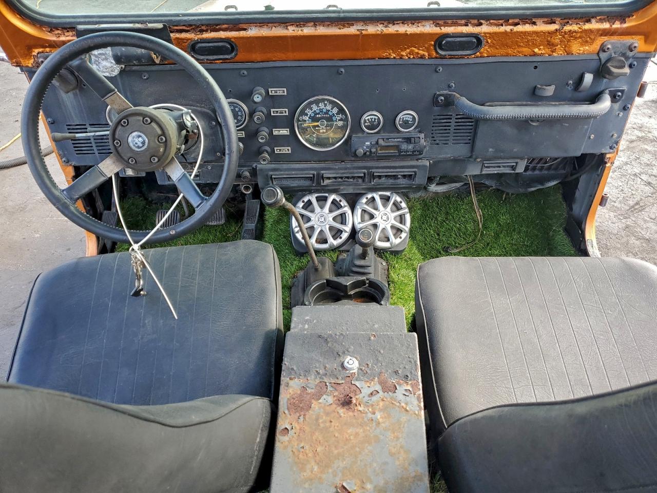 1985 Jeep Jeep Cj7 Orange vin: 1JCCF87EXFT185045