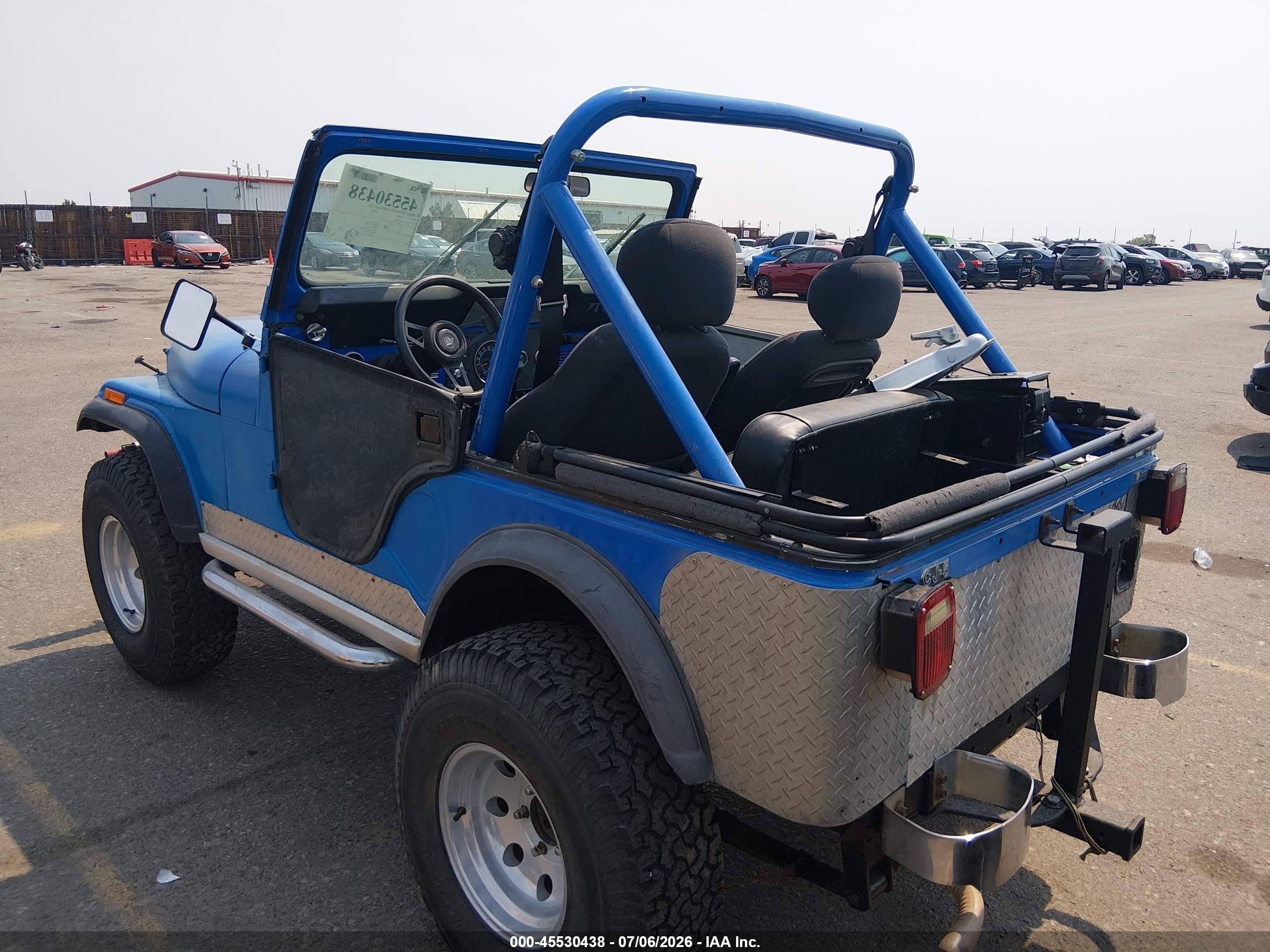 1981 Jeep Jeep Cj5 Blue vin: 1JCCM85A3BT008983