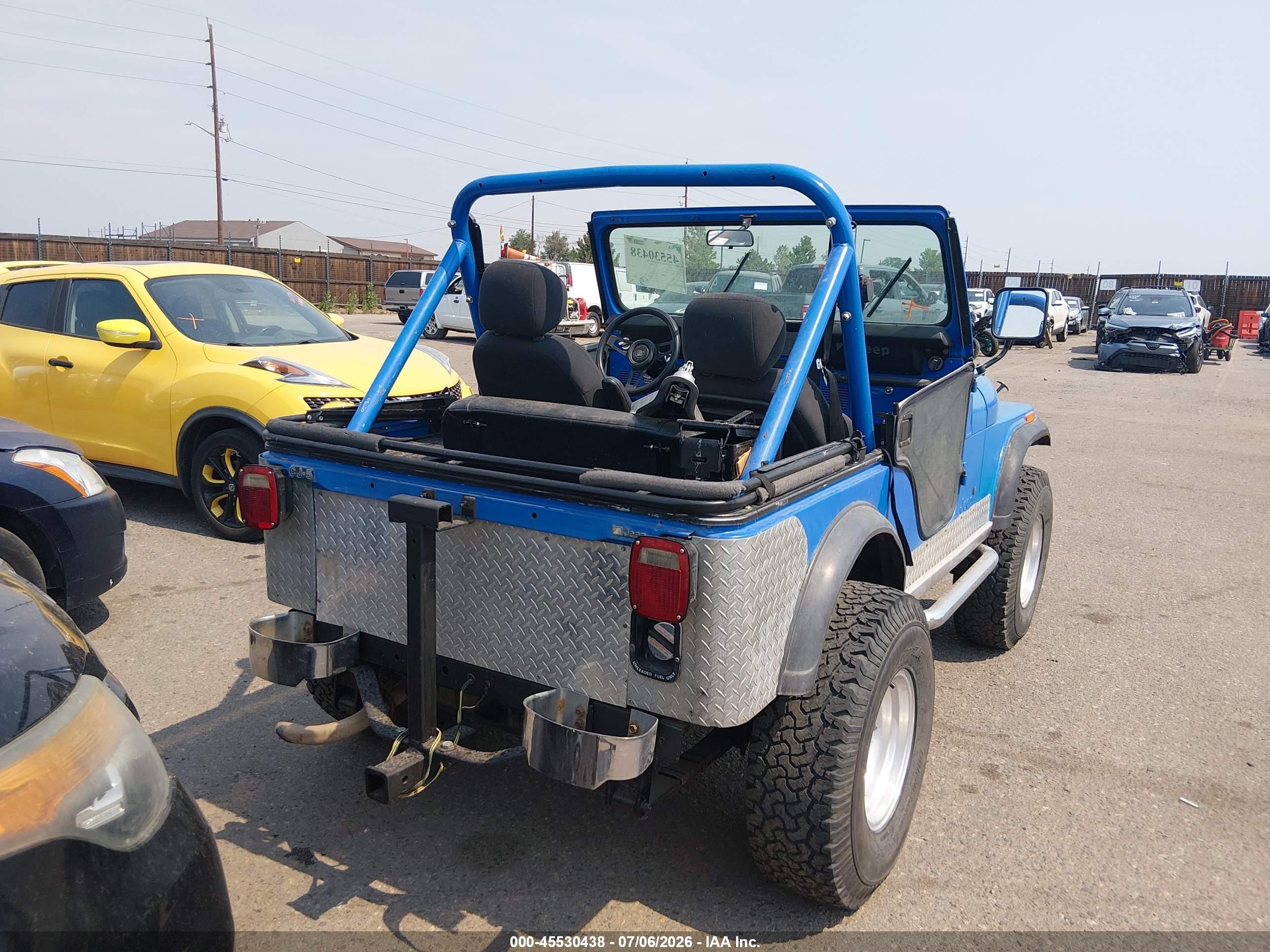 1981 Jeep Jeep Cj5 Blue vin: 1JCCM85A3BT008983
