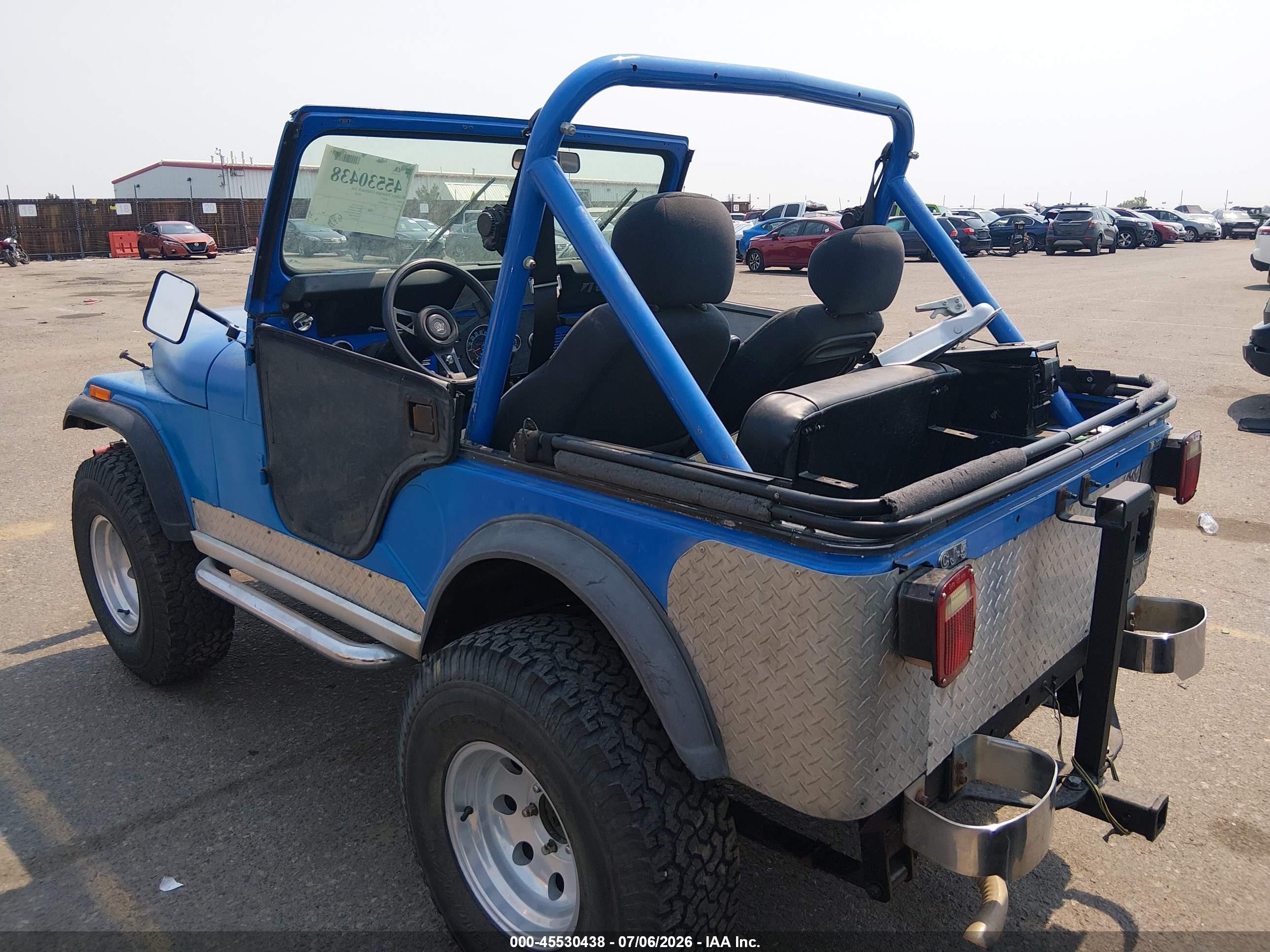 1981 Jeep Jeep Cj5 Blue vin: 1JCCM85A3BT008983