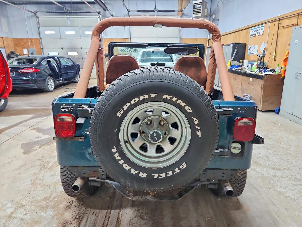 1984 Jeep Jeep Cj7 Green vin: 1JCCM87A5ET048399