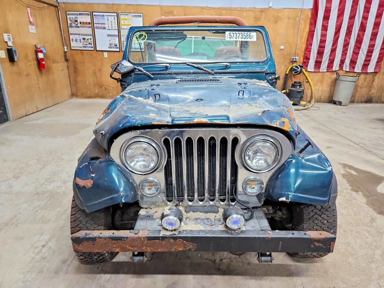 1984 Jeep Jeep Cj7 Green vin: 1JCCM87A5ET048399
