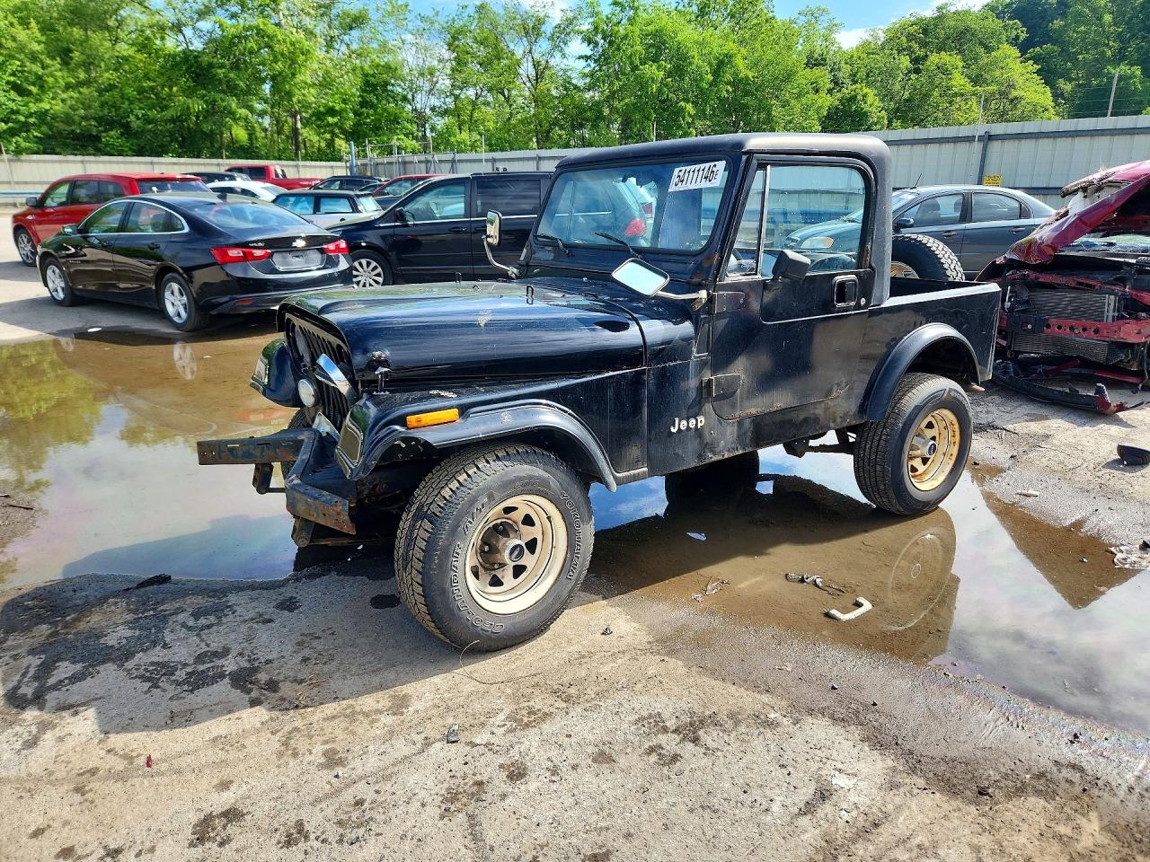 1984 Jeep Jeep Cj7 Черный vin: 1JCCM87A5ET056759