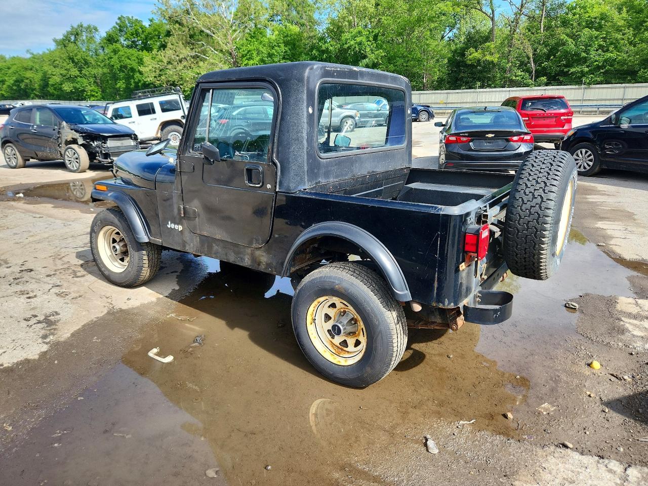 1984 Jeep Jeep Cj7 Черный vin: 1JCCM87A5ET056759