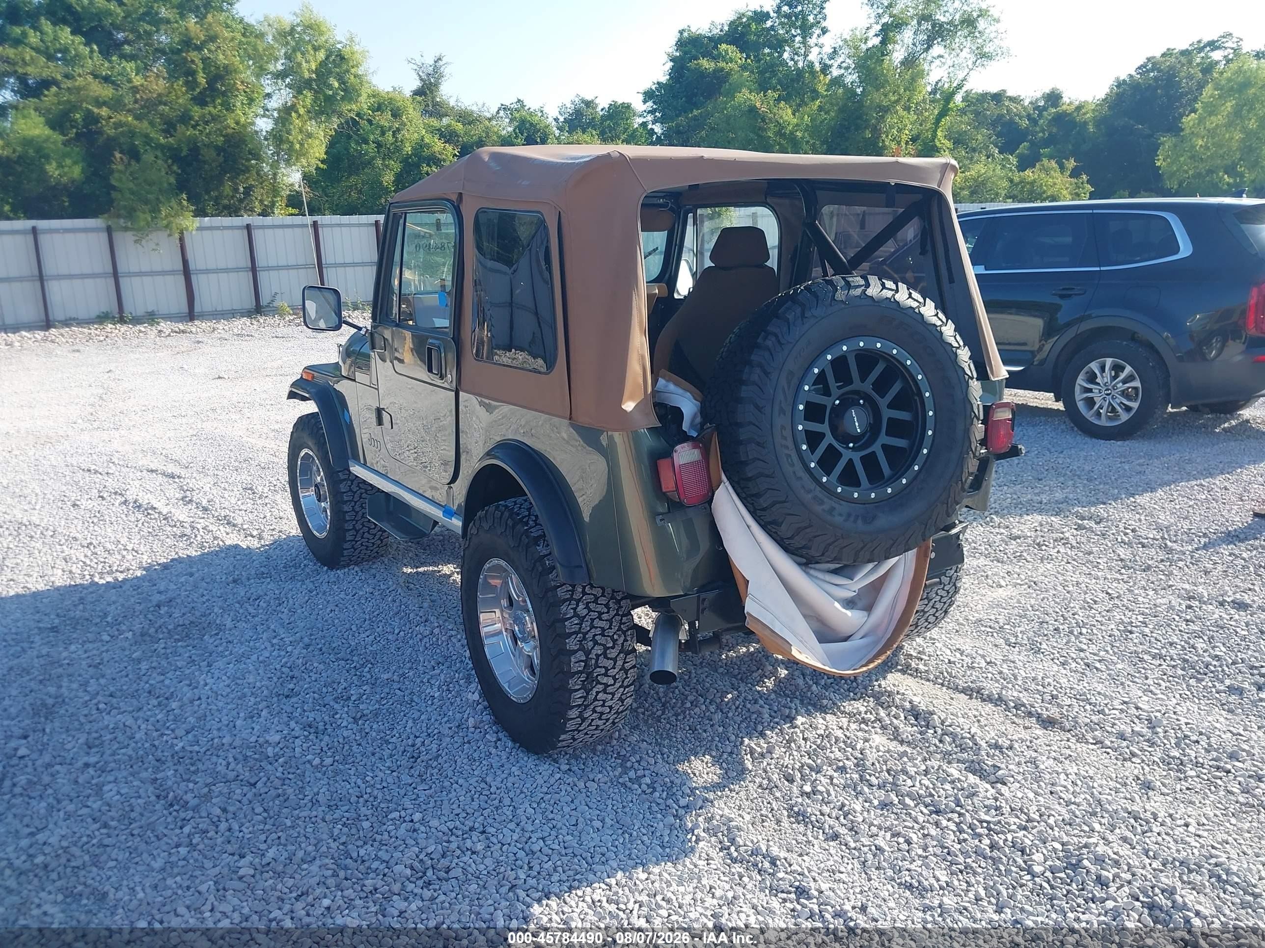 1984 Jeep Jeep Cj7 Зеленый vin: 1JCCM87A9ET109270