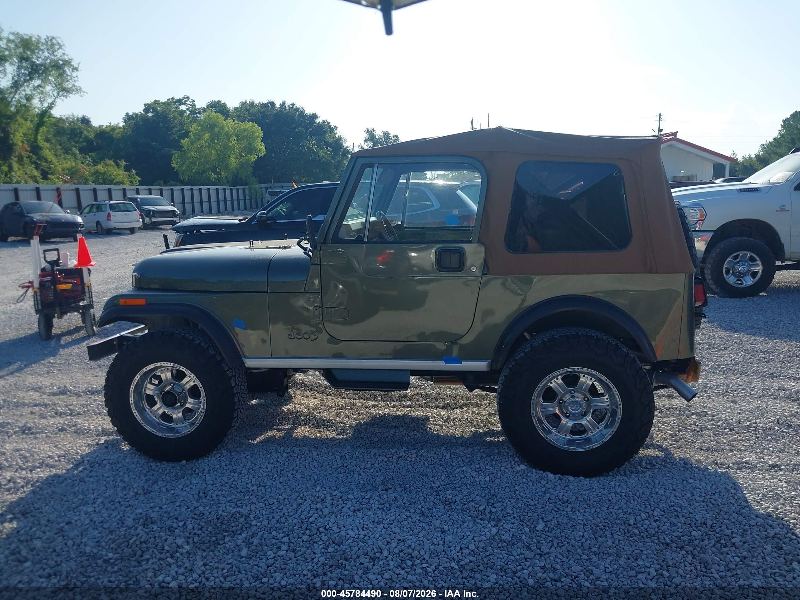 1984 Jeep Jeep Cj7 Зеленый vin: 1JCCM87A9ET109270