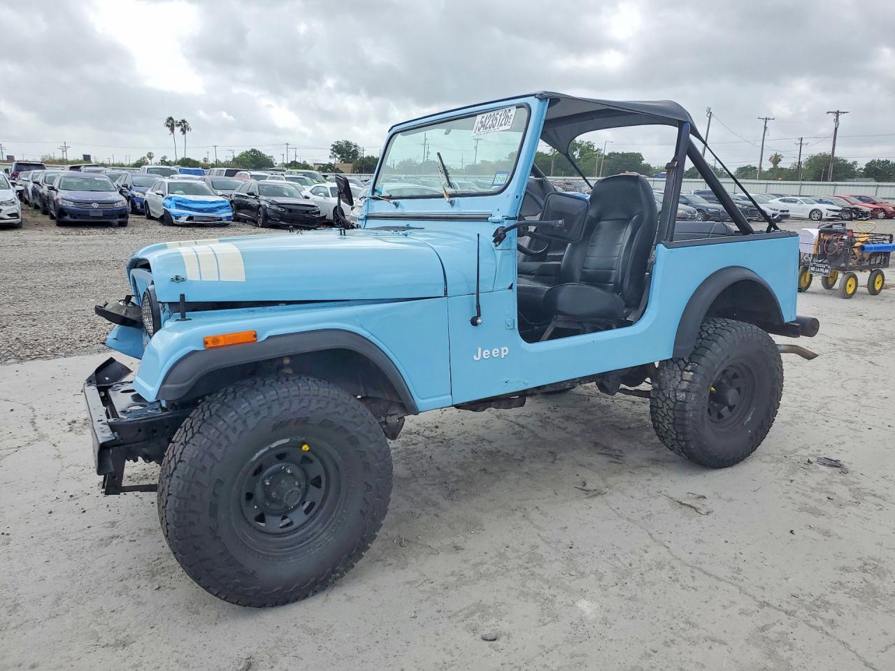 1983 Jeep Jeep Cj7 Blue vin: 1JCCM87AXDT067075