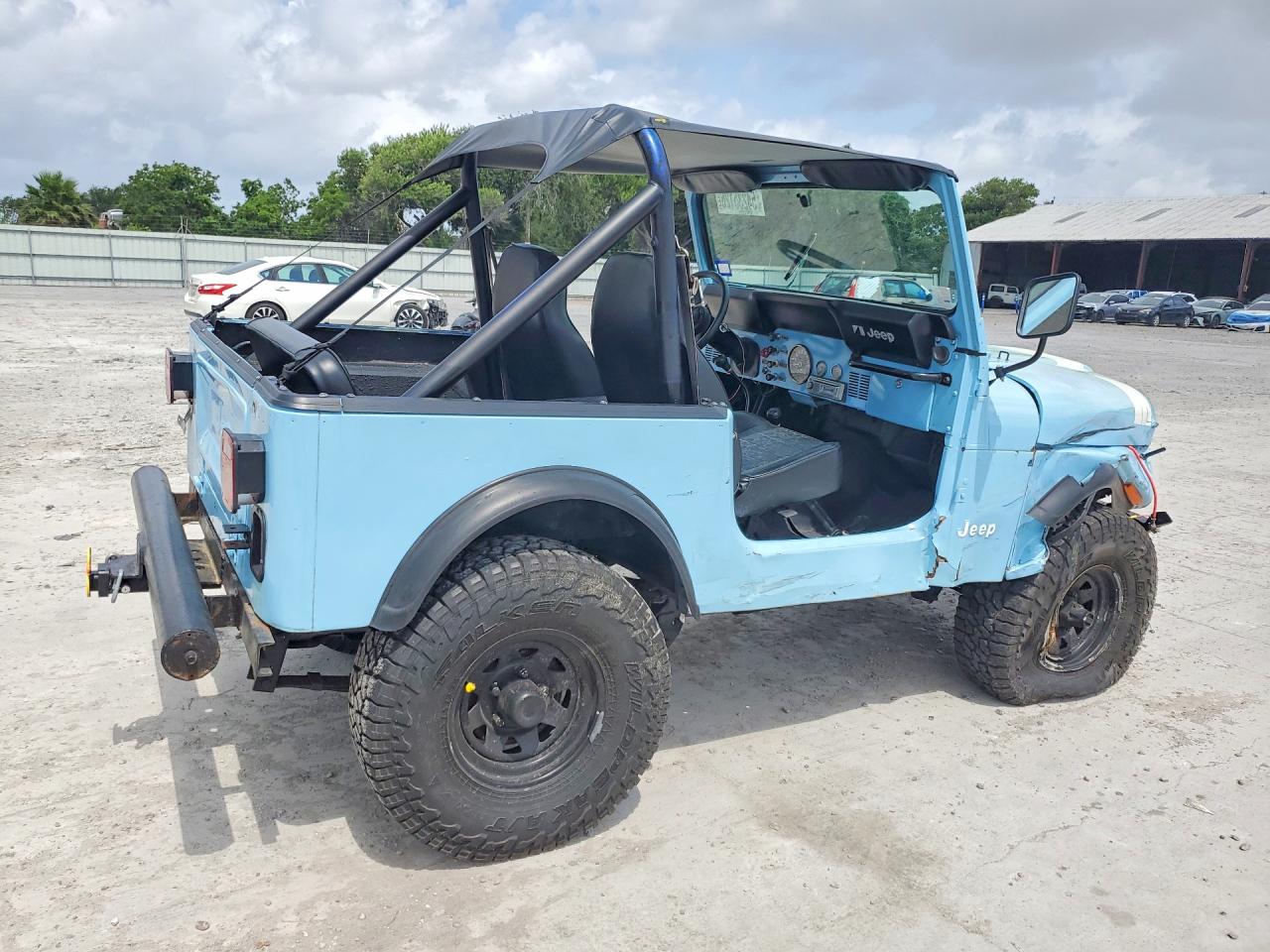 1983 Jeep Jeep Cj7 Blue vin: 1JCCM87AXDT067075