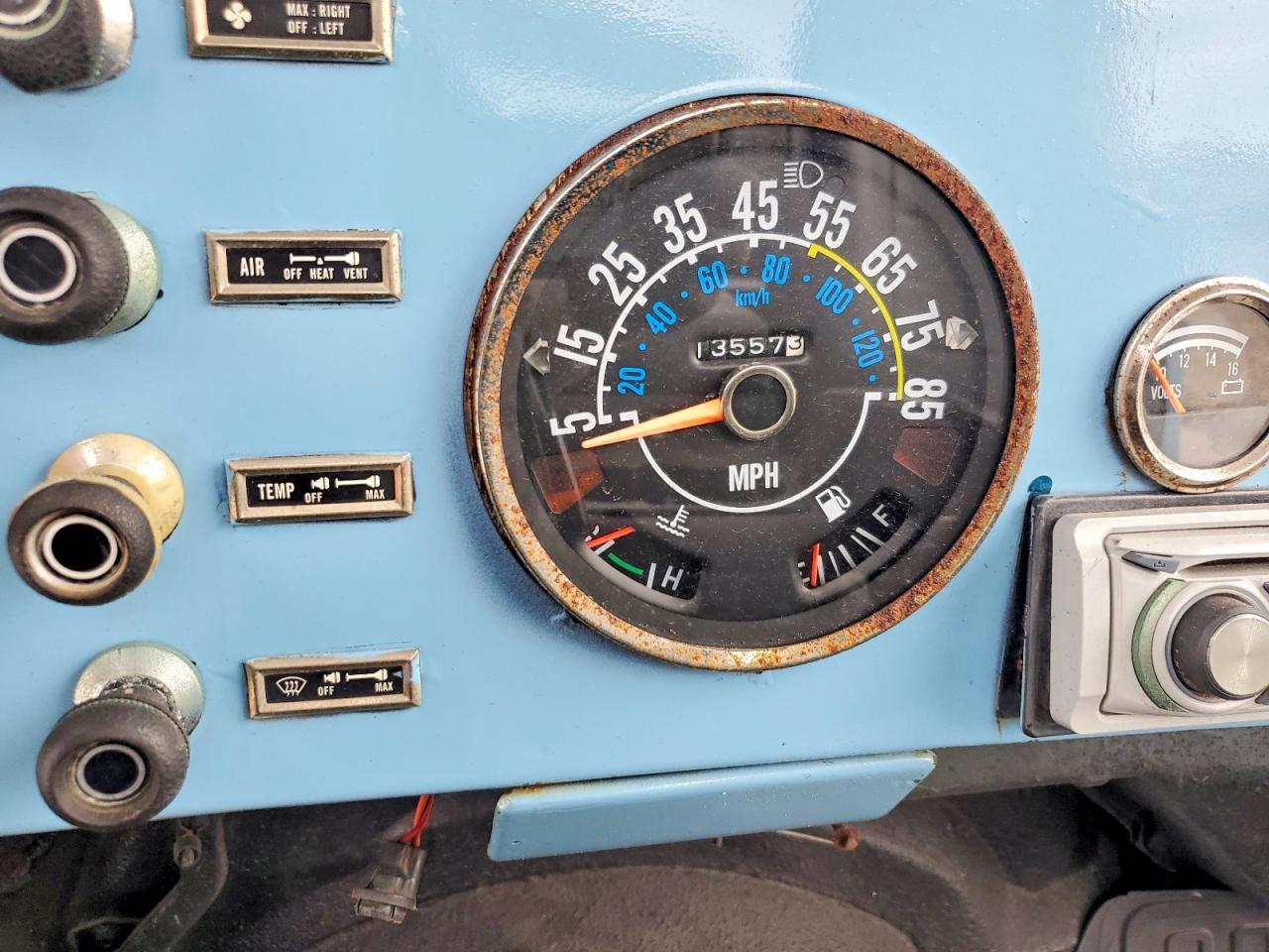 1983 Jeep Jeep Cj7 Blue vin: 1JCCM87AXDT067075
