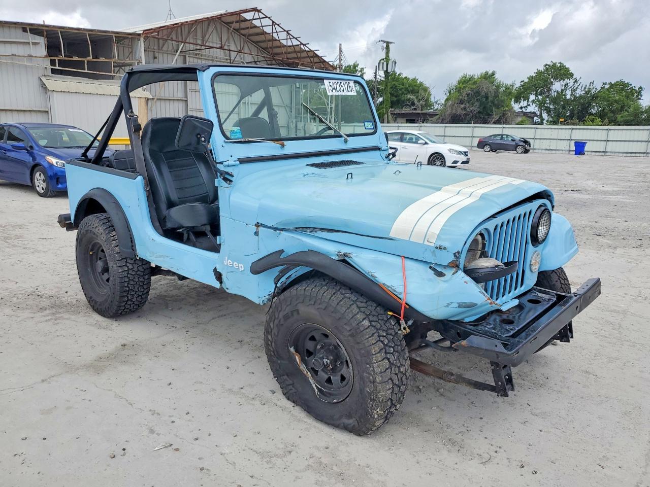 1983 Jeep Jeep Cj7 Blue vin: 1JCCM87AXDT067075
