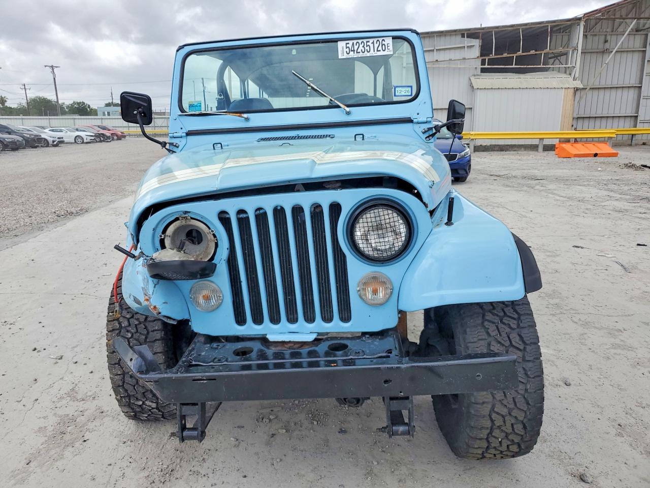 1983 Jeep Jeep Cj7 Blue vin: 1JCCM87AXDT067075