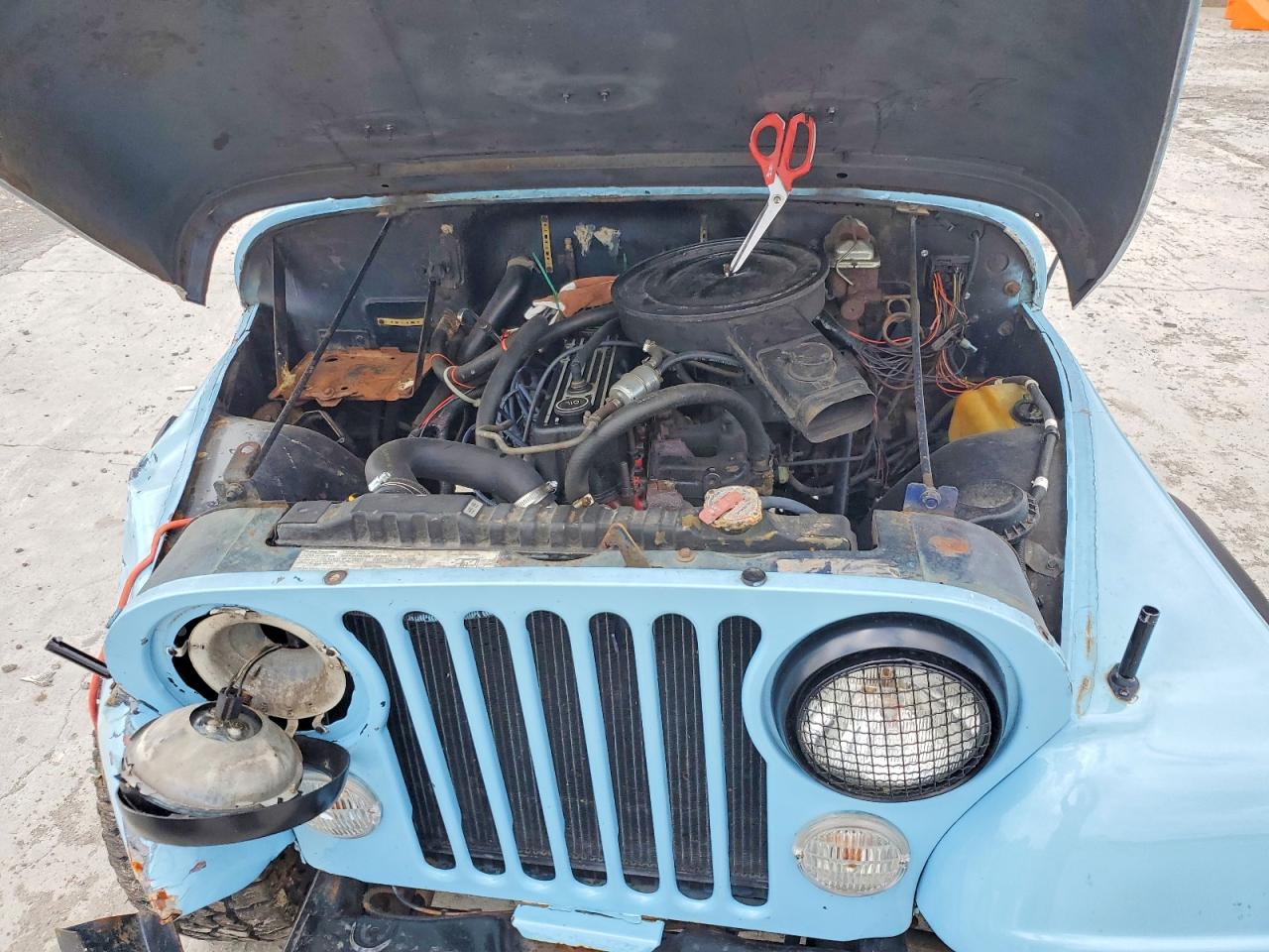 1983 Jeep Jeep Cj7 Blue vin: 1JCCM87AXDT067075
