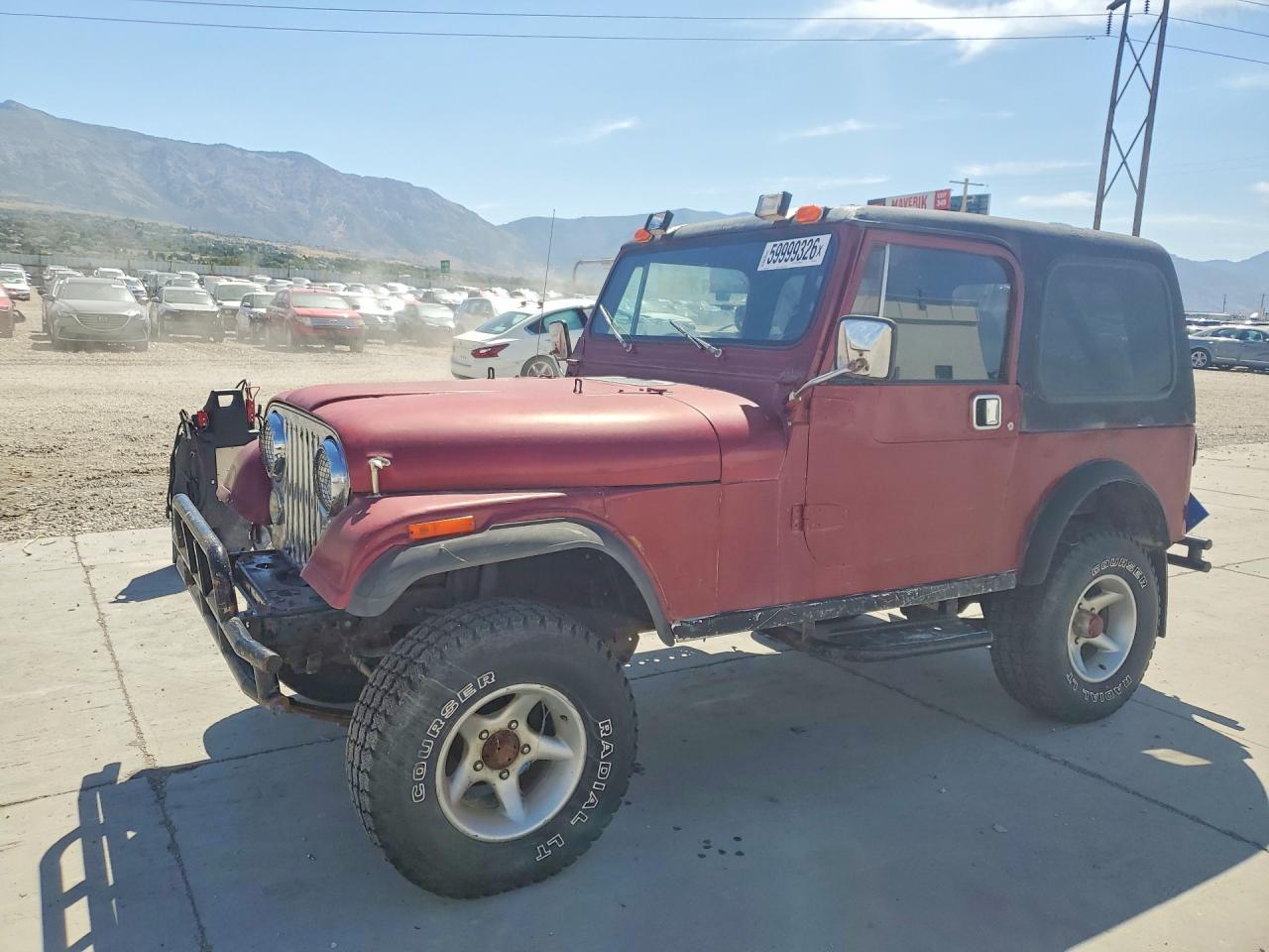 1984 Jeep Jeep Cj7 Two Tone vin: 1JCCM87E1ET066210