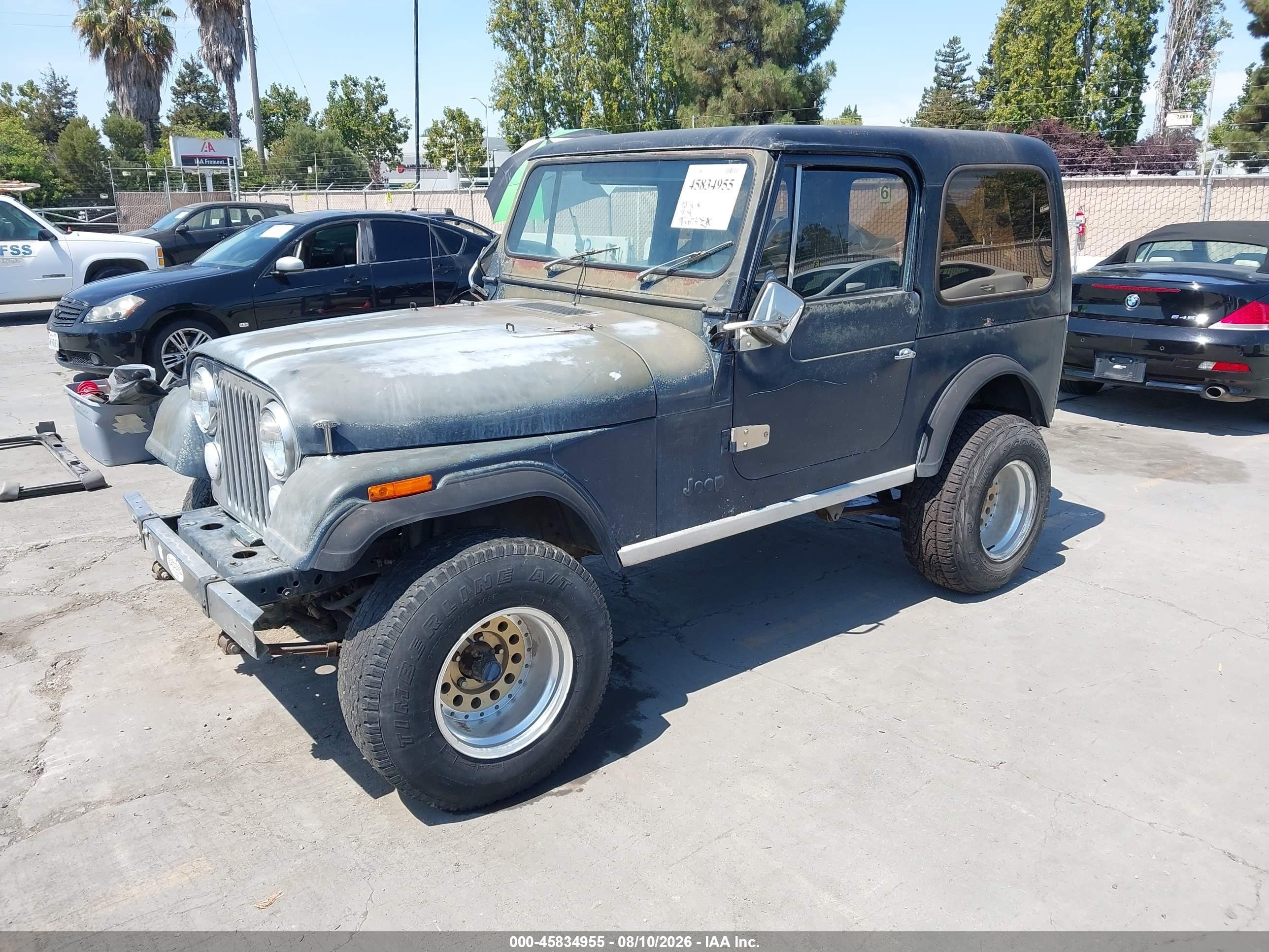 1986 Jeep Jeep Cj7 Blue vin: 1JCCM87E3GT073663