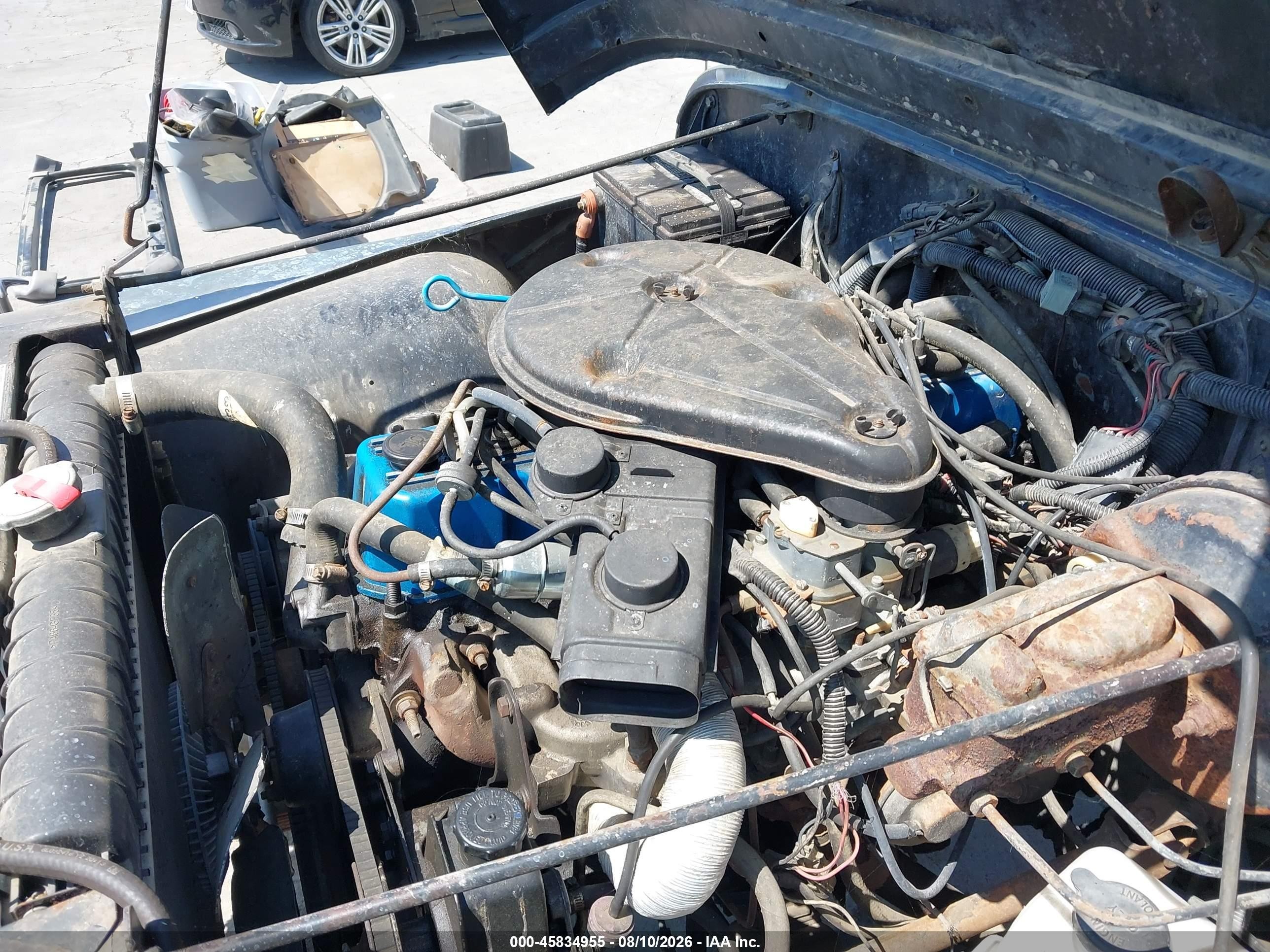 1986 Jeep Jeep Cj7 Blue vin: 1JCCM87E3GT073663