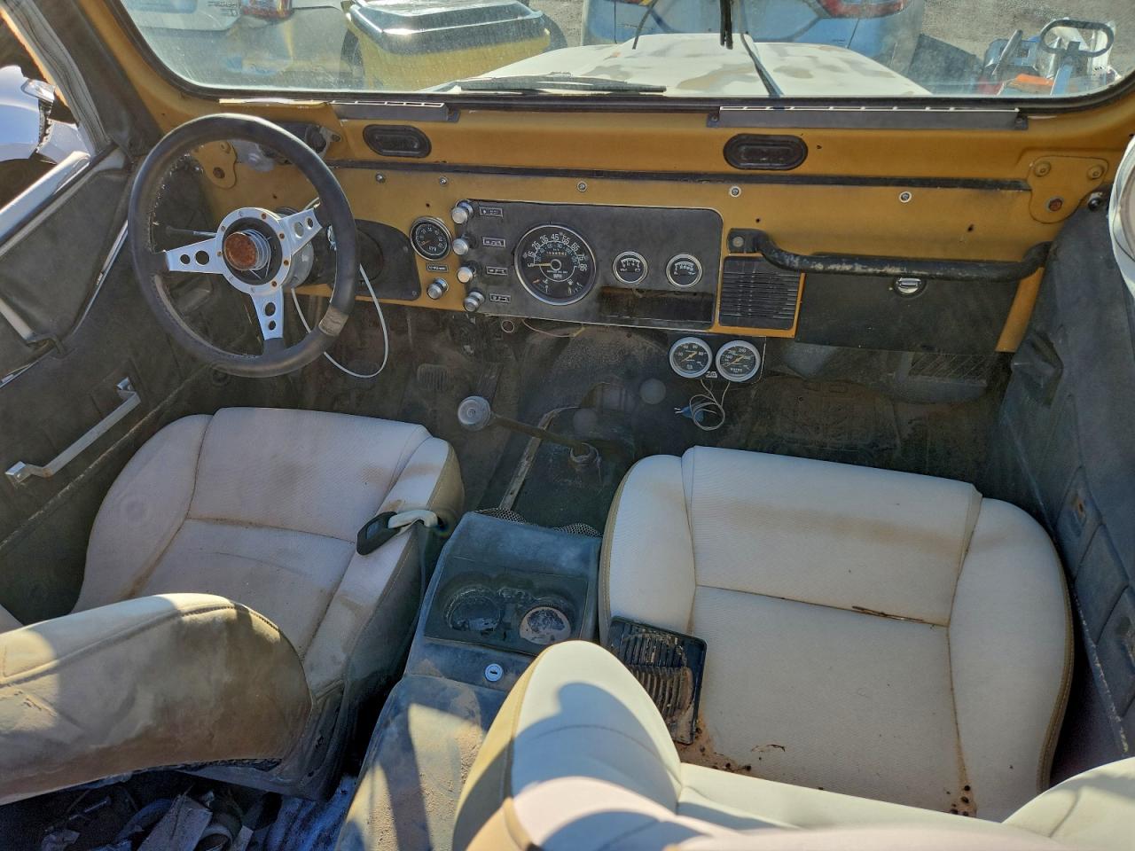 1985 Jeep Jeep Cj7 Gray vin: 1JCCM87E4FT059219