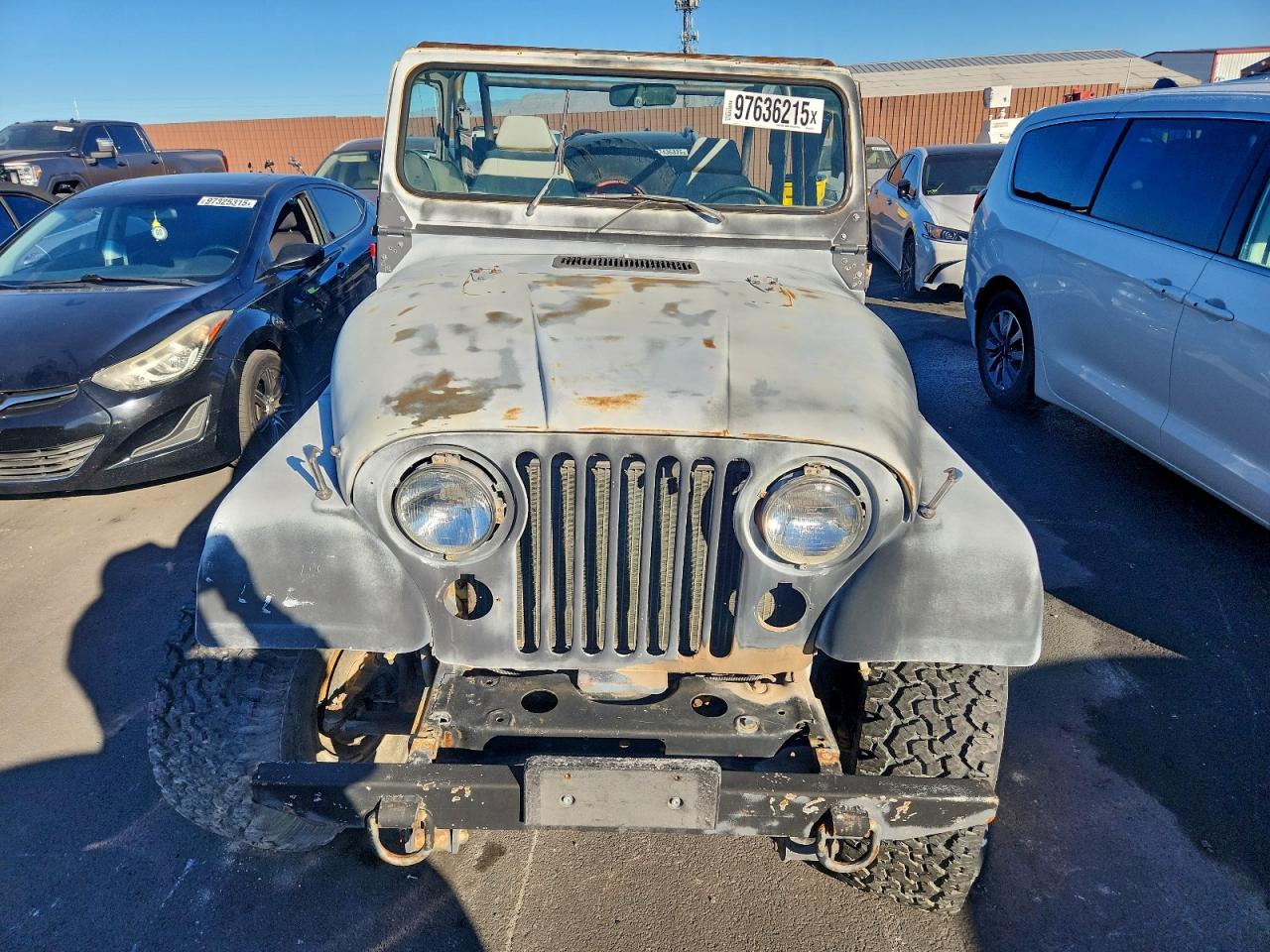 1985 Jeep Jeep Cj7 Gray vin: 1JCCM87E4FT059219