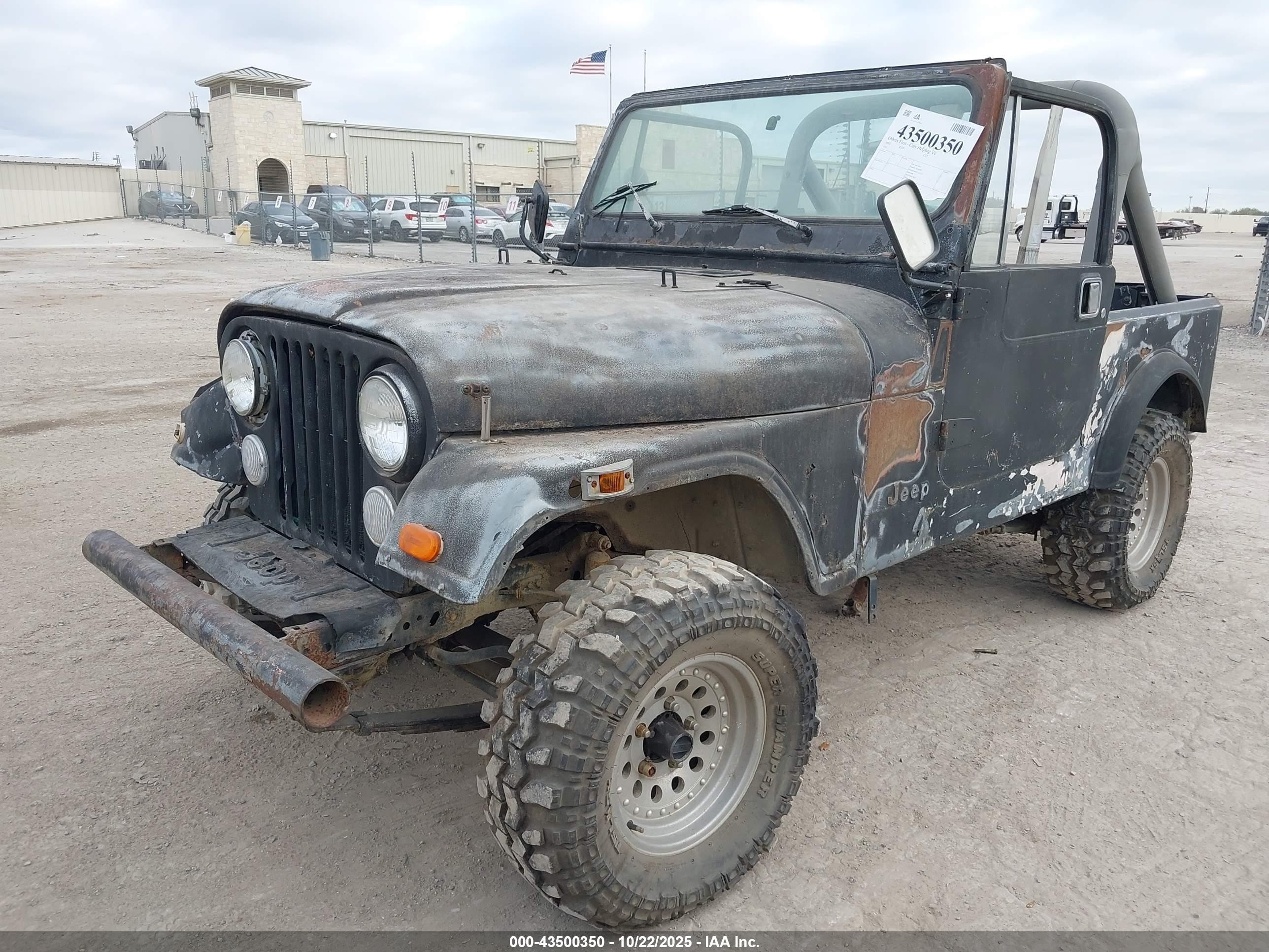 1981 Jeep Jeep Cj7 Black vin: 1JCCM87E7BT077143