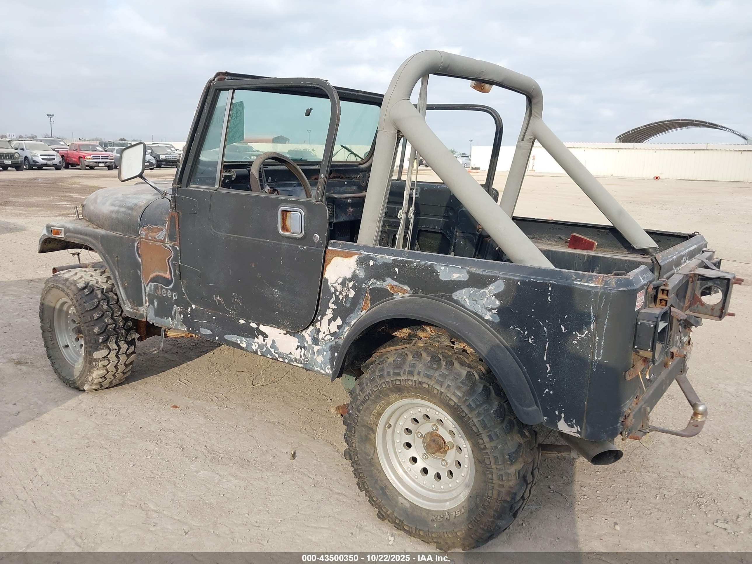 1981 Jeep Jeep Cj7 Black vin: 1JCCM87E7BT077143