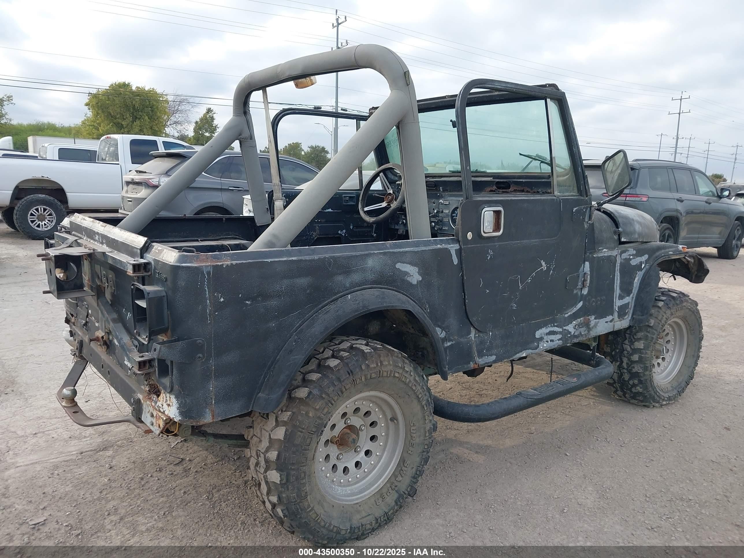 1981 Jeep Jeep Cj7 Black vin: 1JCCM87E7BT077143