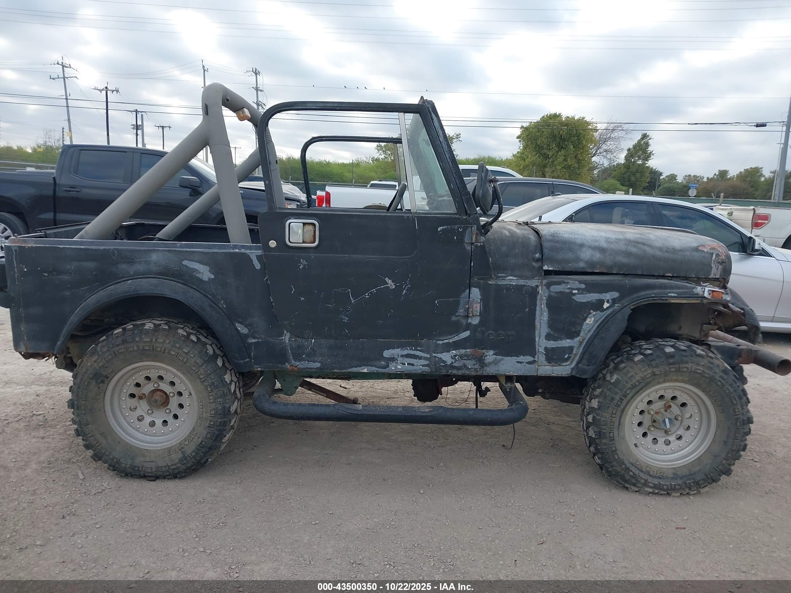 1981 Jeep Jeep Cj7 Black vin: 1JCCM87E7BT077143