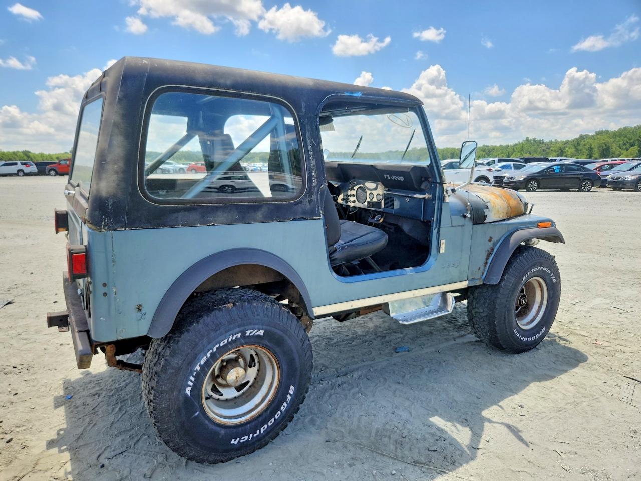 1981 Jeep Jeep Cj7 Blue vin: 1JCCM87EXBT027871
