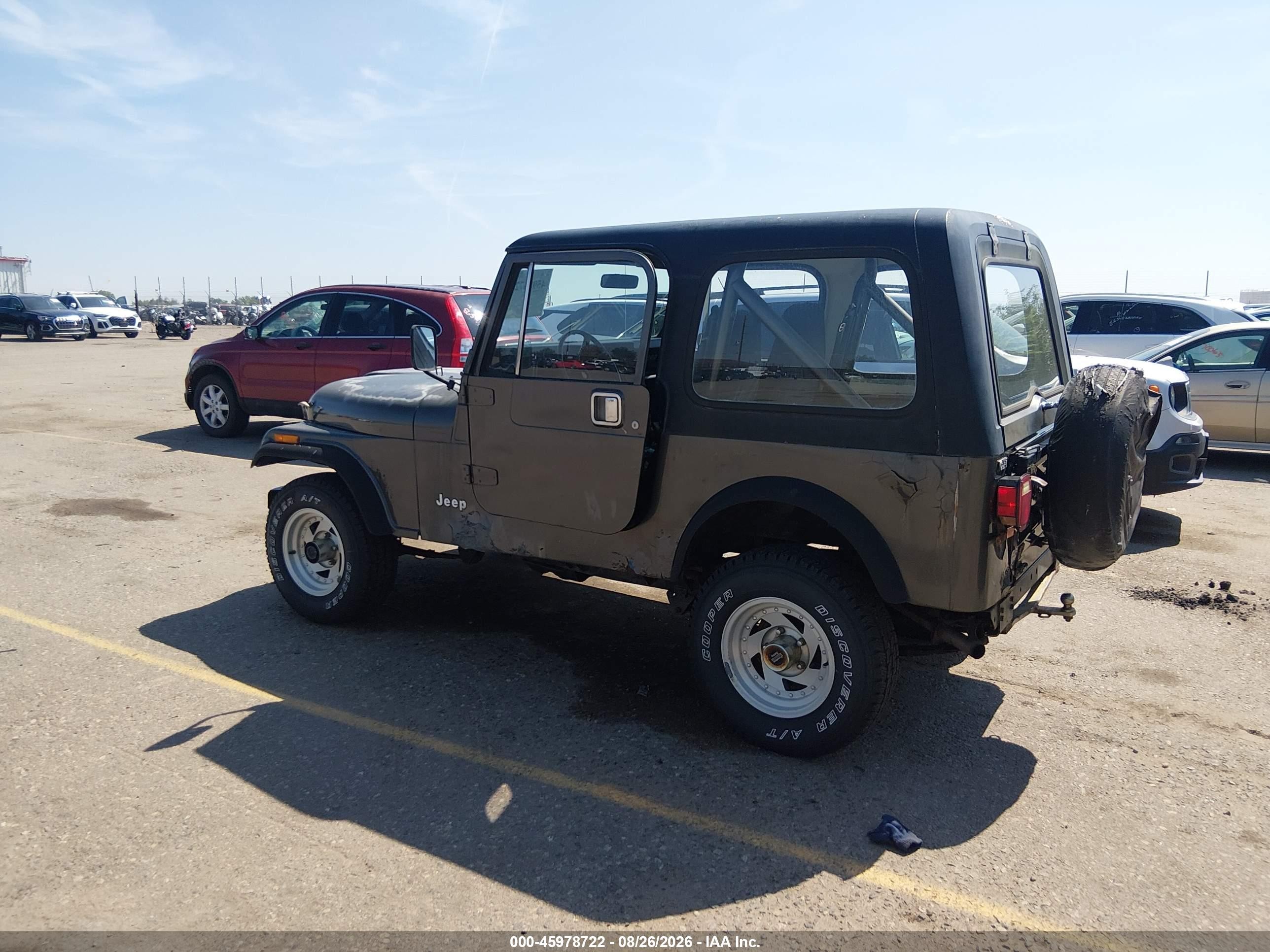 1986 Jeep Jeep Cj7 Black vin: 1JCCM87EXGT036917