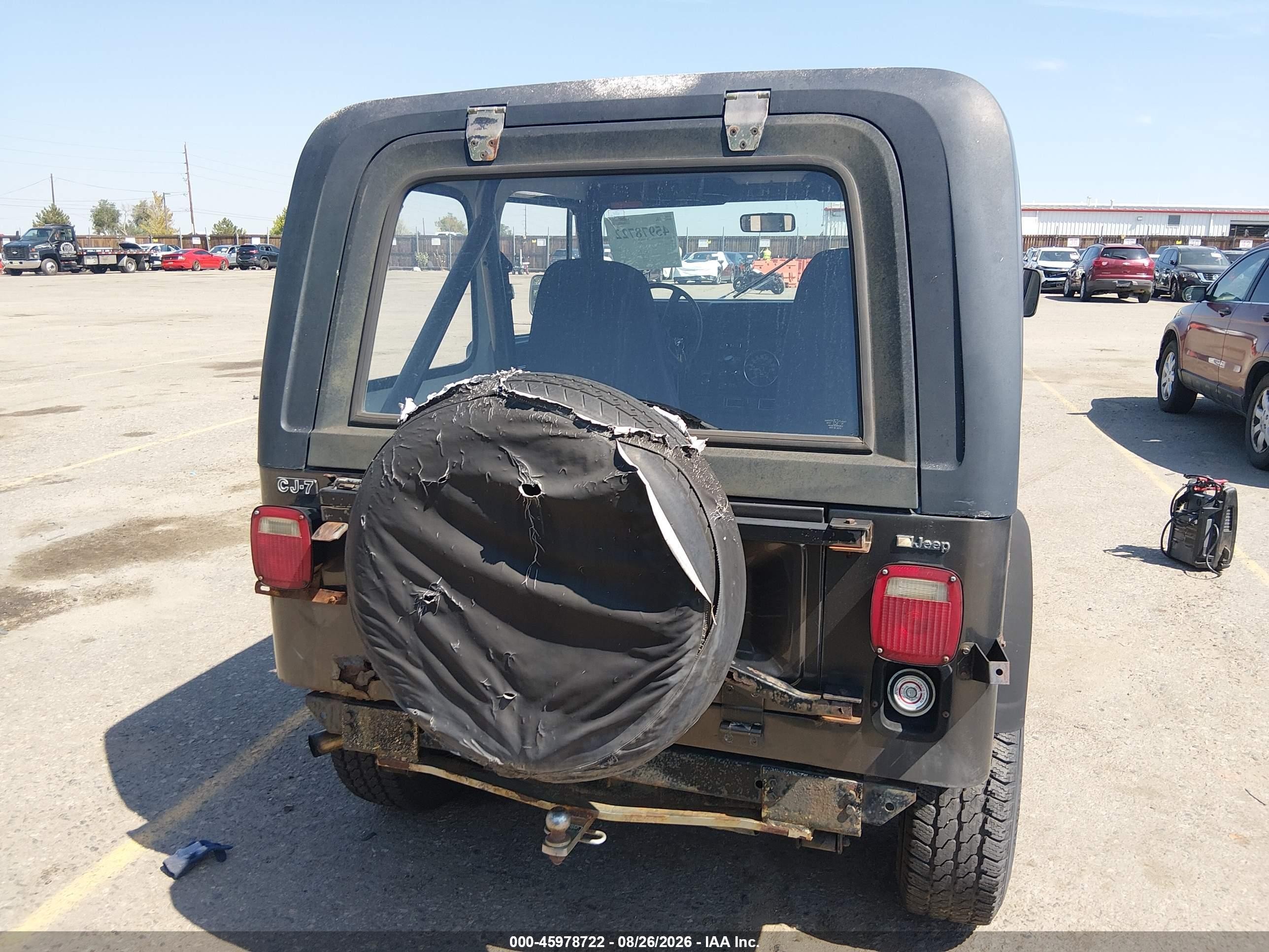 1986 Jeep Jeep Cj7 Black vin: 1JCCM87EXGT036917