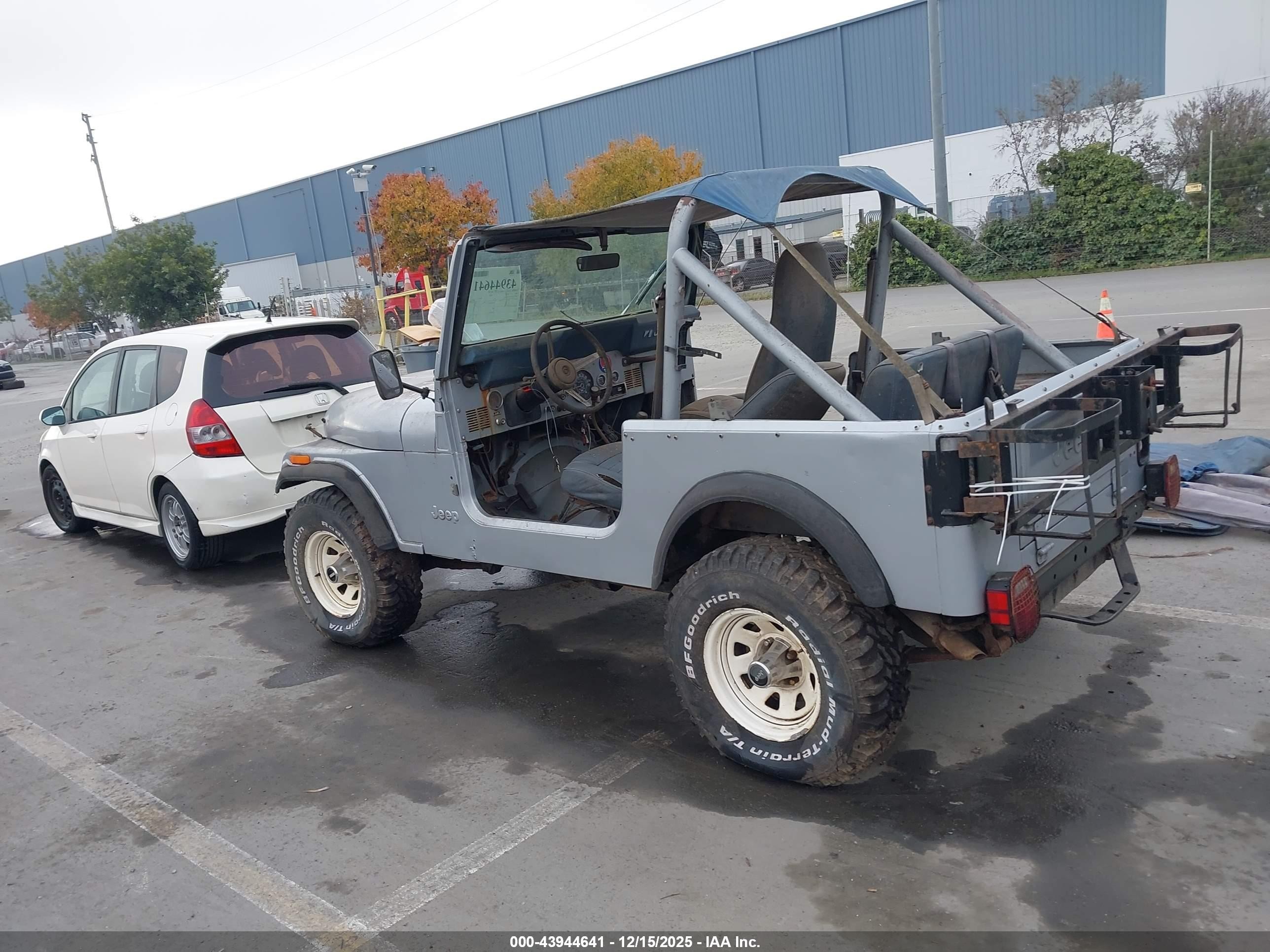 1982 Jeep Jeep Cj7 Gray vin: 1JCCN87E6CT063913