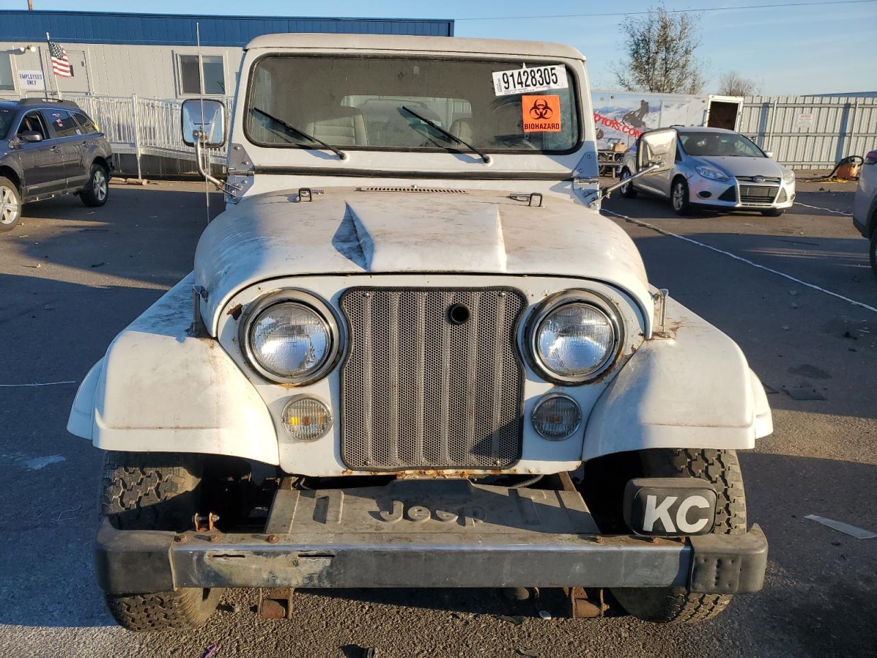 1982 Jeep Jeep Cj7 White vin: 1JCCN87E8CT025308