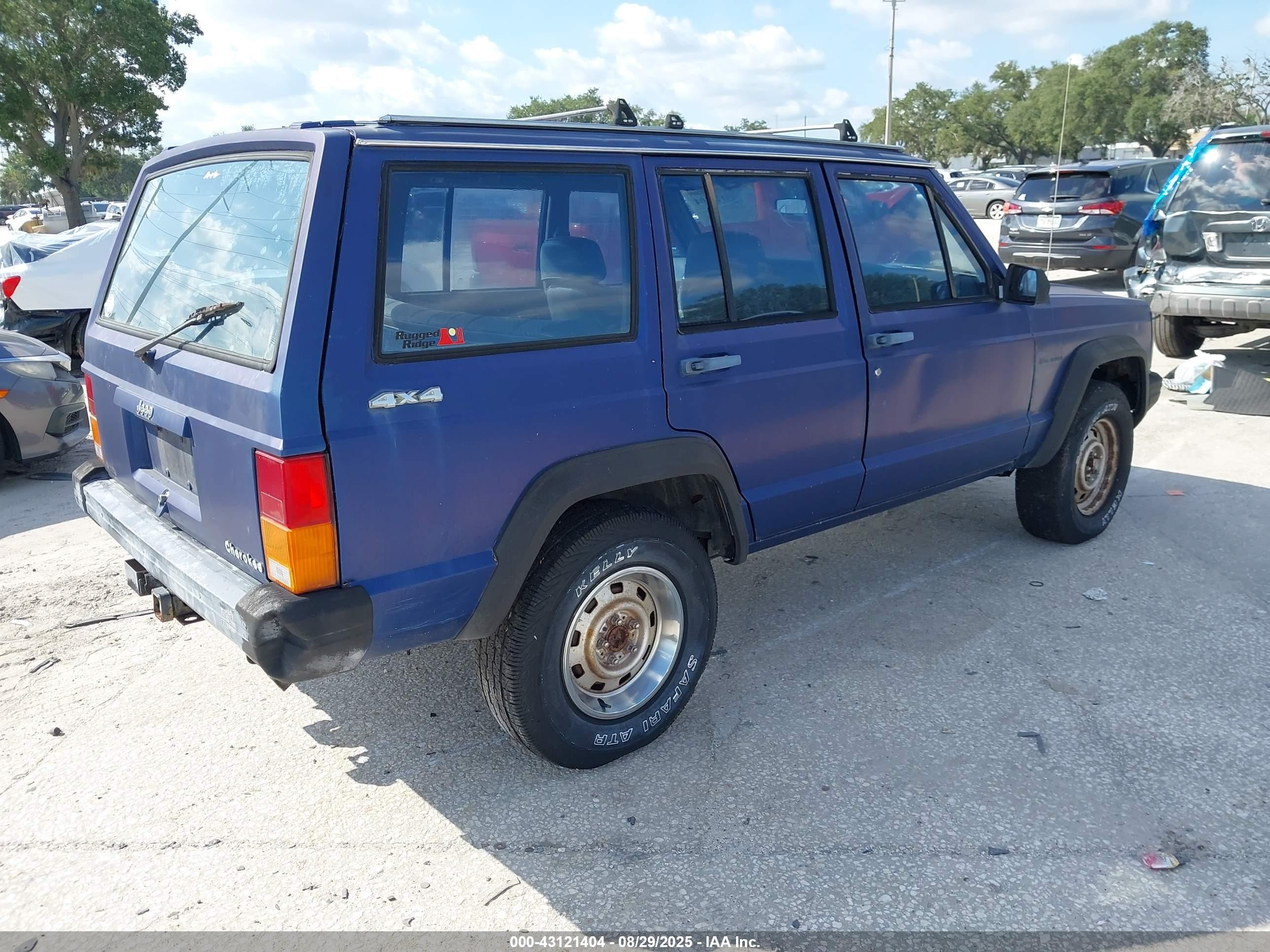 1988 Jeep Cherokee   Синий vin: 1JCMR7812JT056615