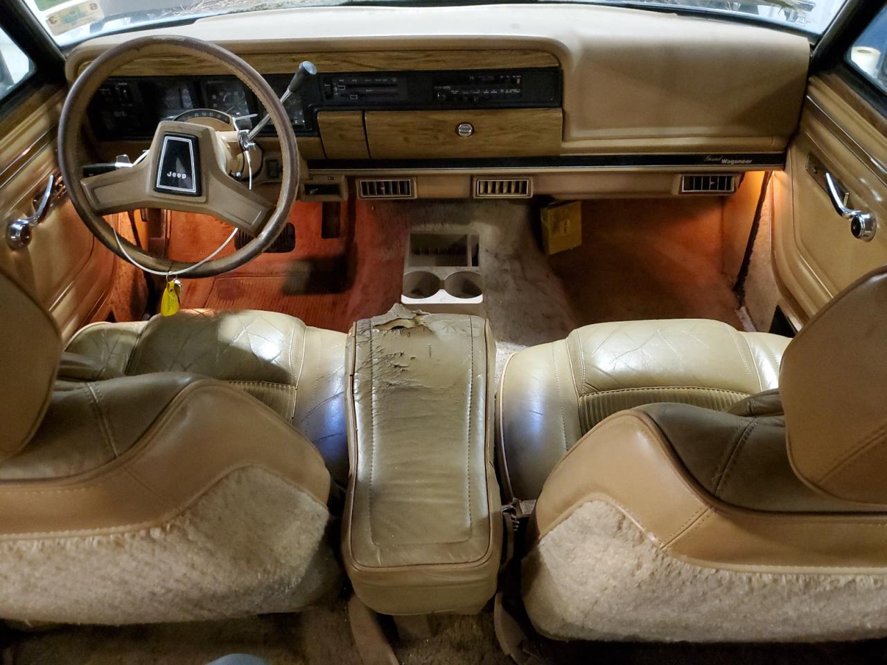 1987 Jeep Grand Wagoneer Brown vin: 1JCNJ15U0HT003672