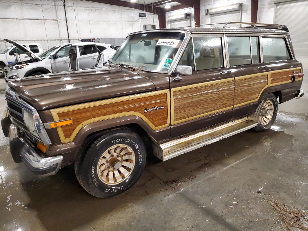 1987 Jeep Grand Wagoneer Brown vin: 1JCNJ15U0HT003672