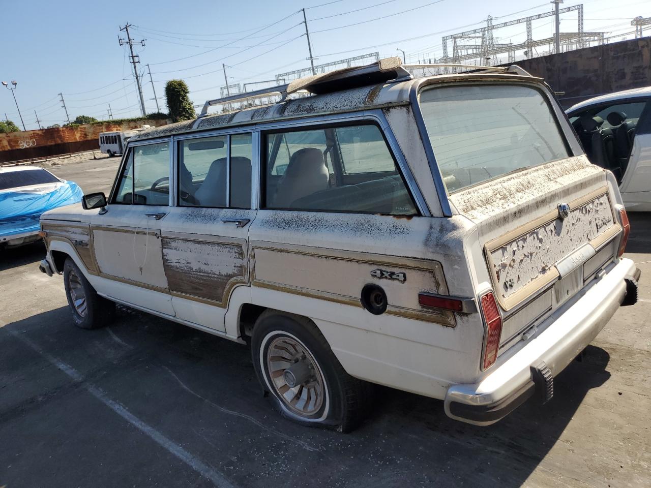 1987 Jeep Grand Wagoneer Белый vin: 1JCNJ15U4HT054494