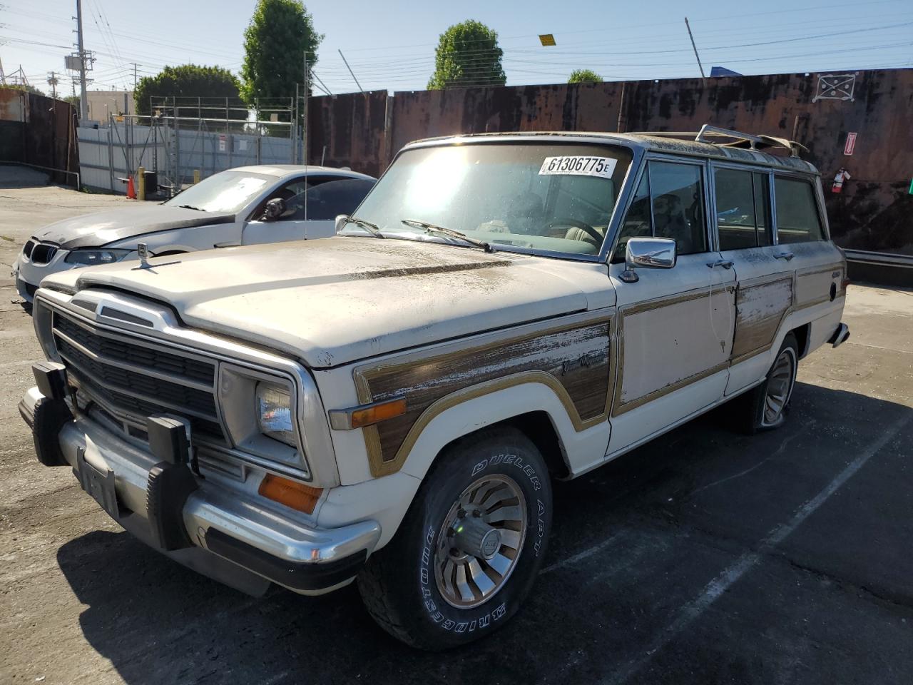 1987 Jeep Grand Wagoneer White vin: 1JCNJ15U4HT054494