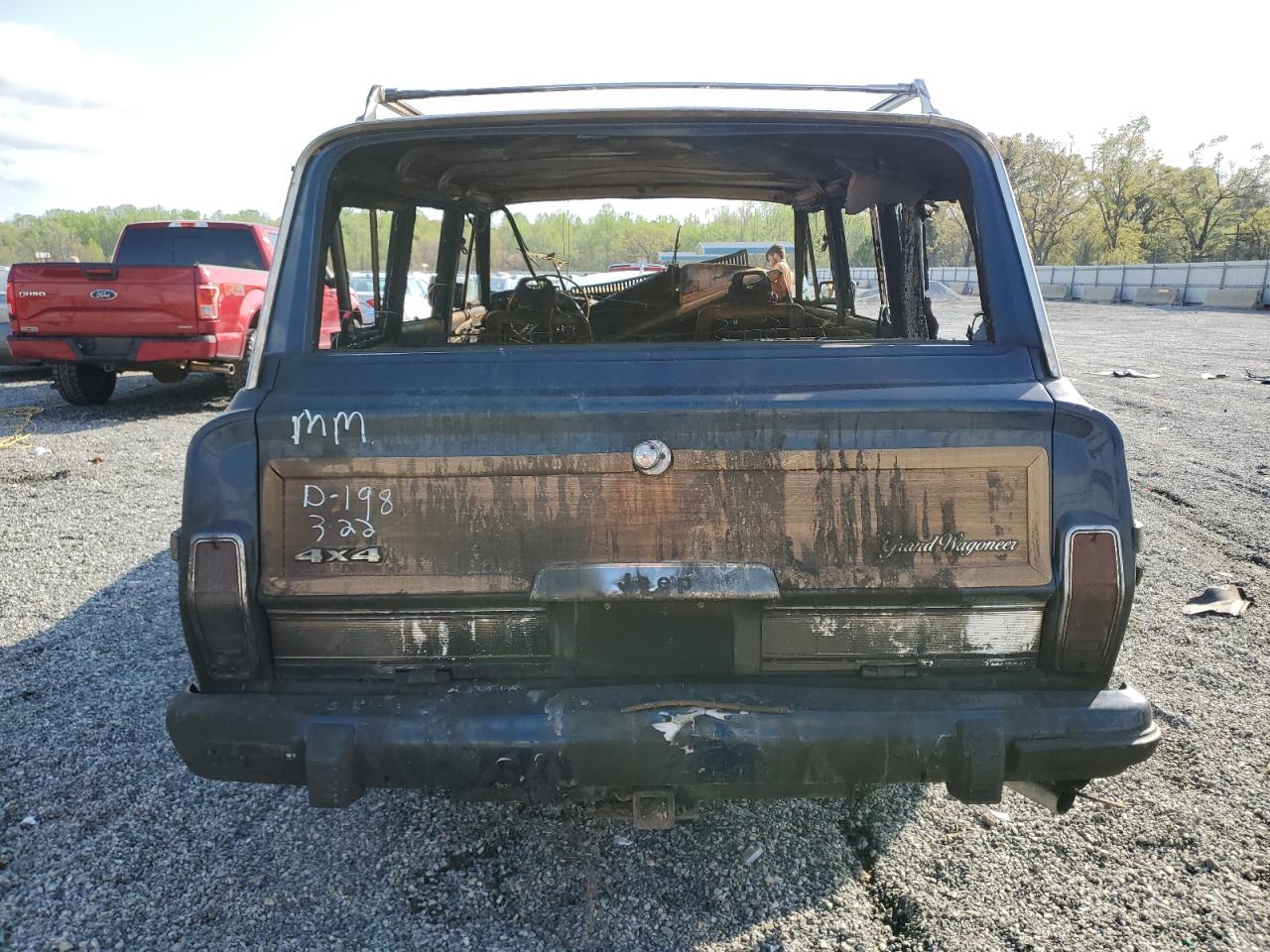 1987 Jeep Grand Wagoneer    Двухцветный vin: 1JCNJ15U9HT036749