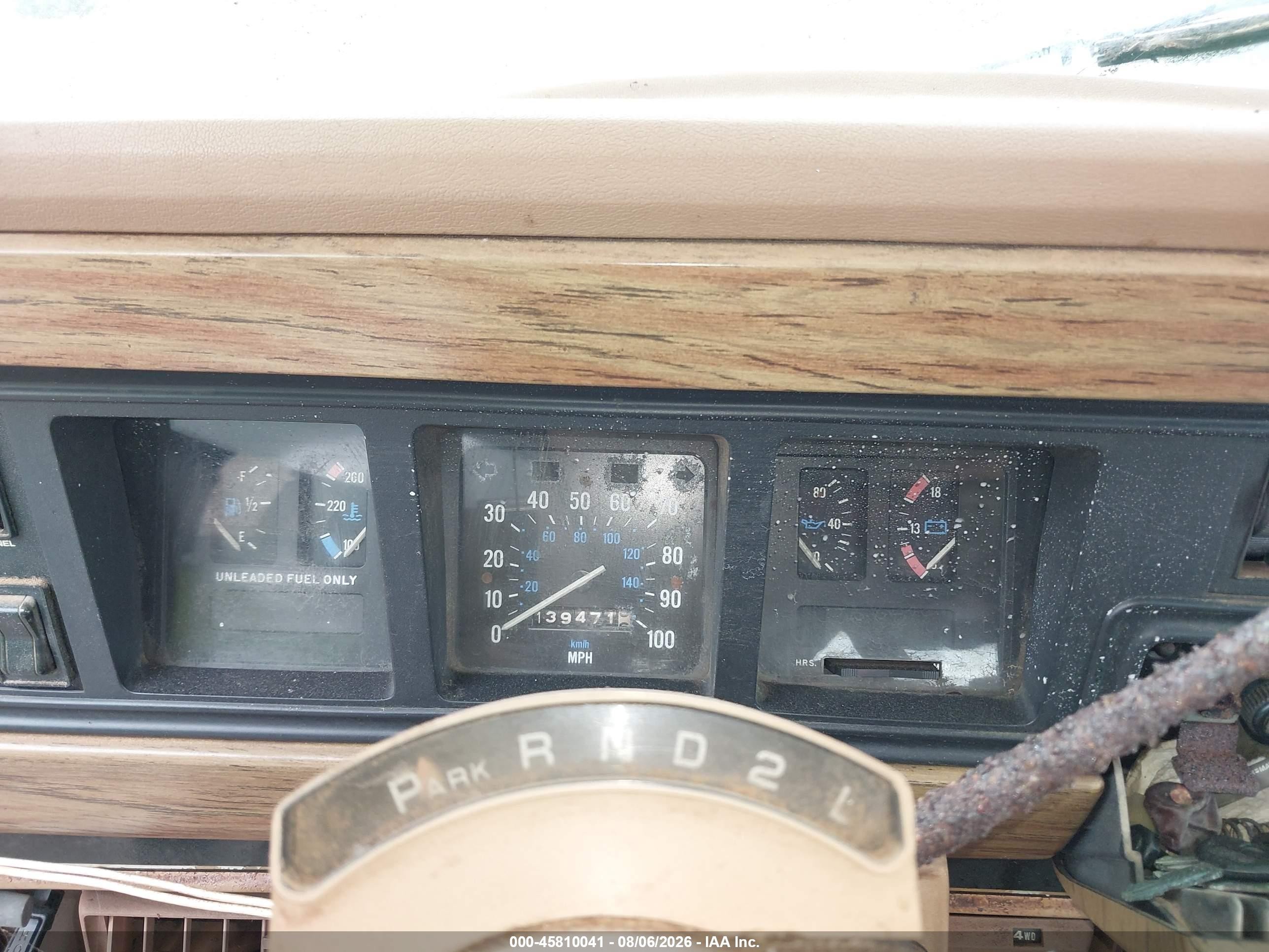 1988 Jeep Grand Wagoneer   Blue vin: 1JCNJ15UXJT164567