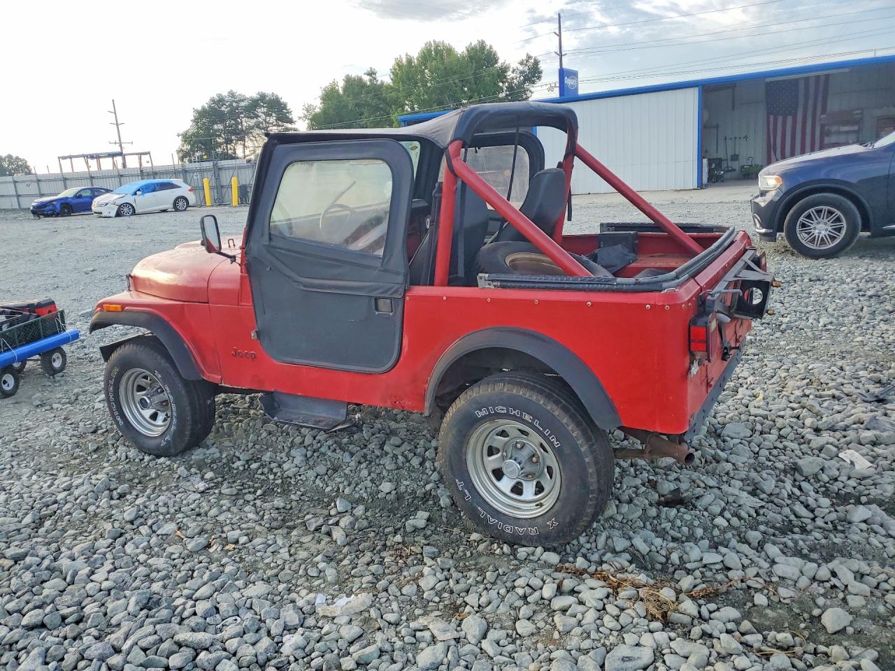 1986 Jeep Jeep Cj7 Red vin: 1JCUM87A3GT051552