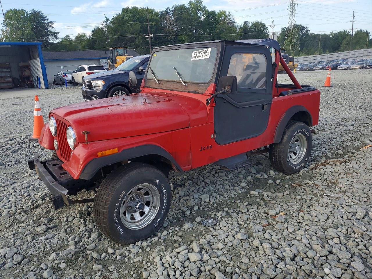 1986 Jeep Jeep Cj7 Red vin: 1JCUM87A3GT051552