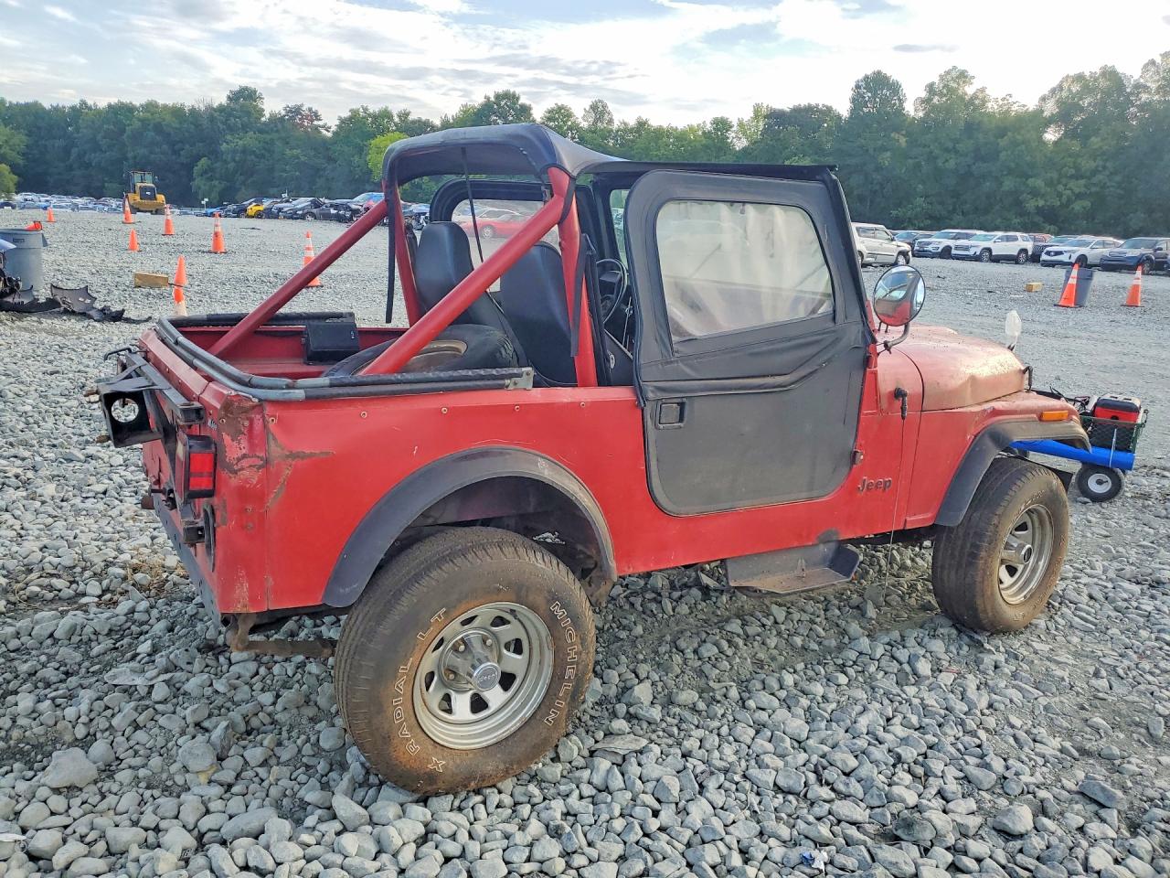 1986 Jeep Jeep Cj7 Red vin: 1JCUM87A3GT051552