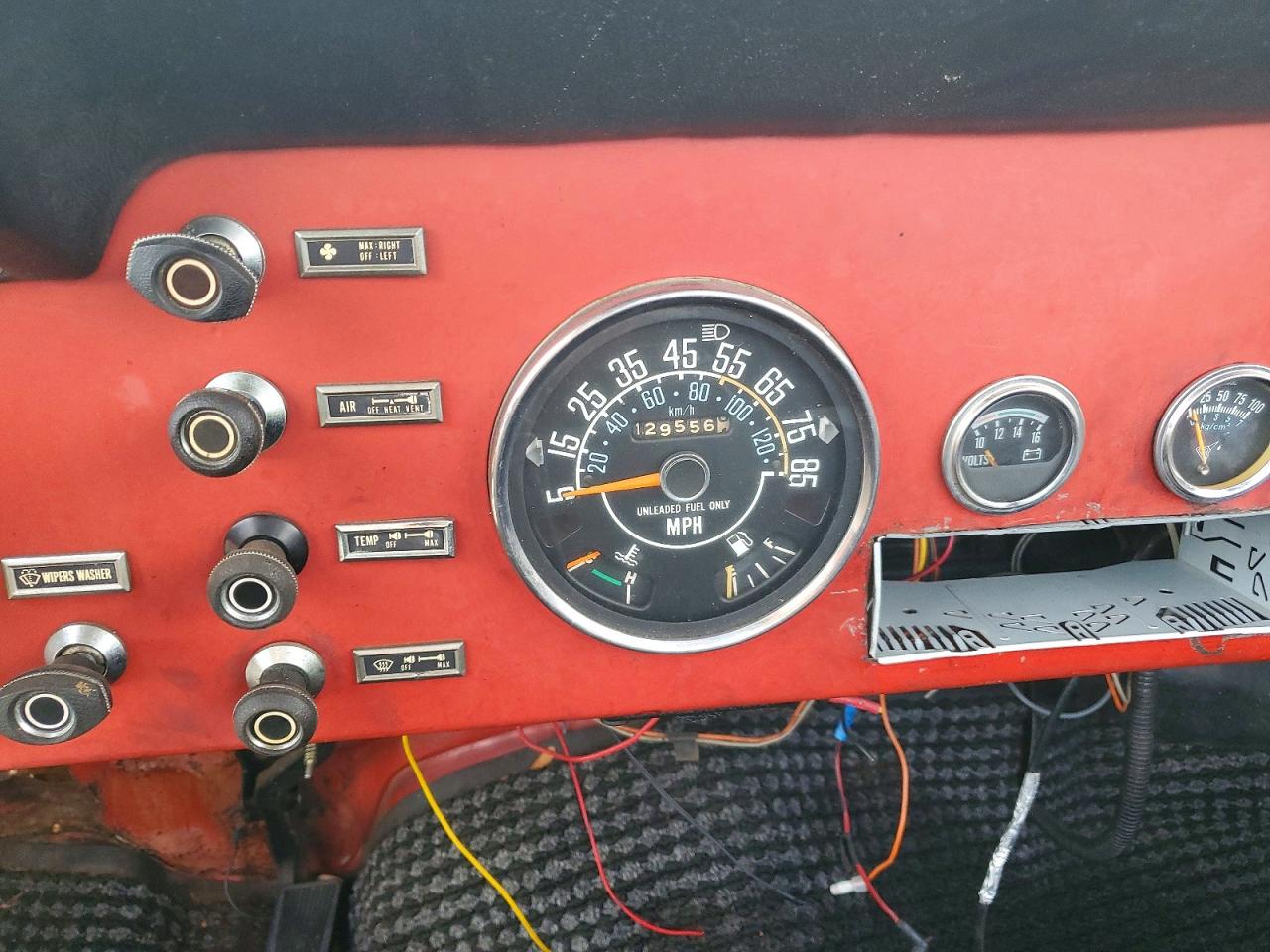 1986 Jeep Jeep Cj7 Red vin: 1JCUM87A3GT051552